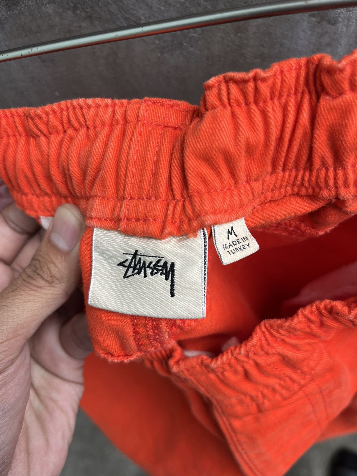 Stussy Neon Orange Shorts Size US 26 / EU 42 - 5 Thumbnail