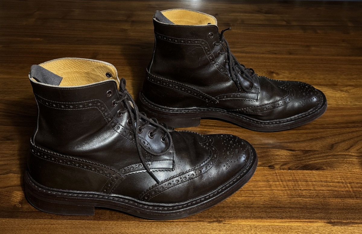 Tricker's Trickers Stow Country Boots, Espresso Burnished Size US 9.5 / EU 42-43 - 4 Thumbnail