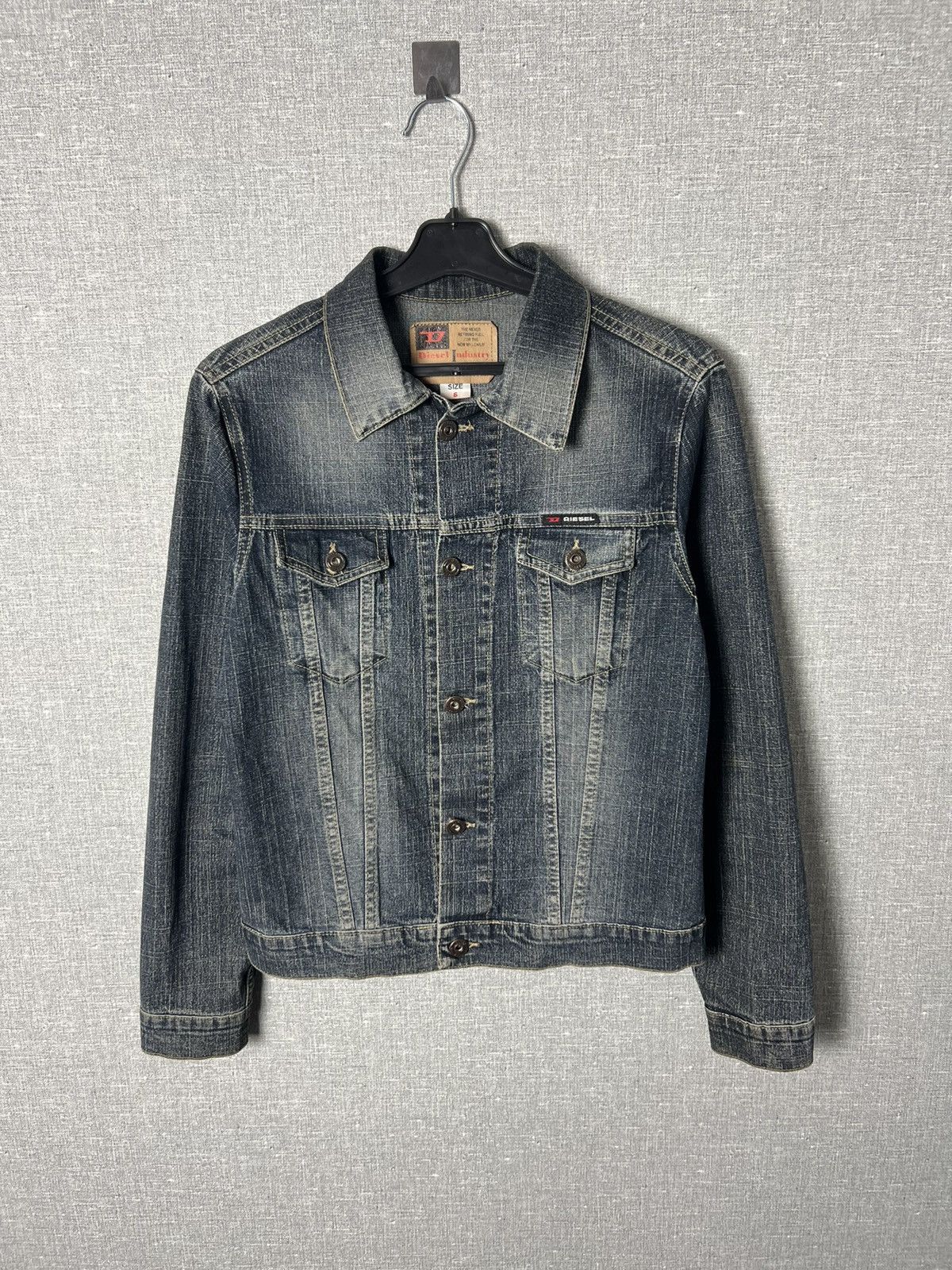 Diesel Rare Vintage Diesel Denim Jacket Women’s Size S Jean Jacket Size S / US 4 / IT 40 - 12 Thumbnail