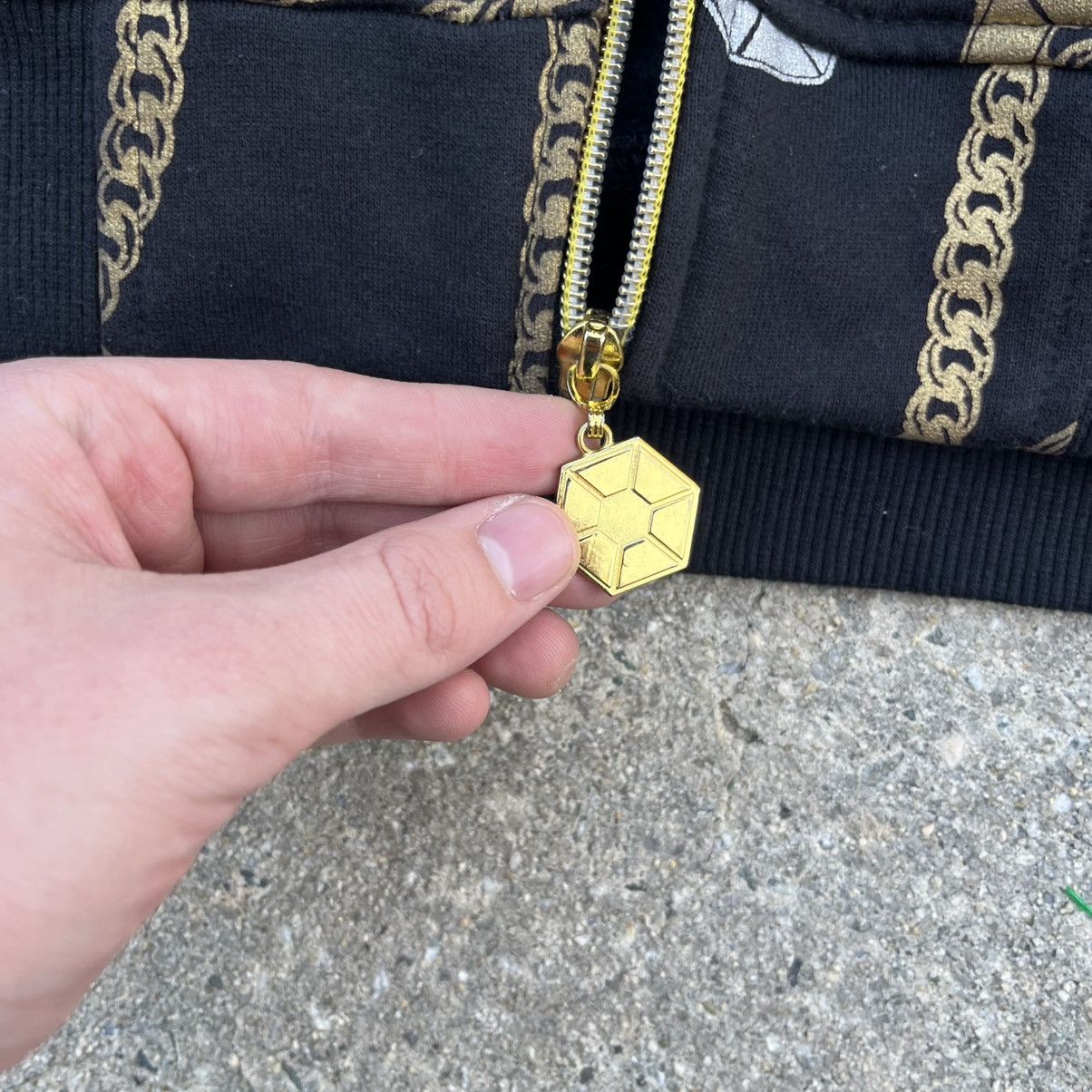 Southpole × Vintage SOUTHPOLE Gold And Silver Chain Zip Up AOP Jesse pinkman Lg Size US L / EU 52-54 / 3 - 4 Thumbnail