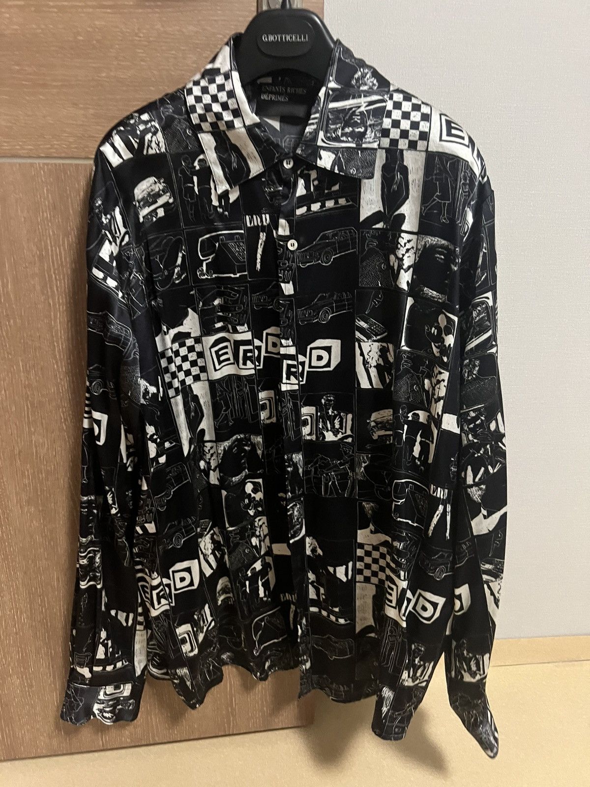 erd enfants riches deprimes silk shirt