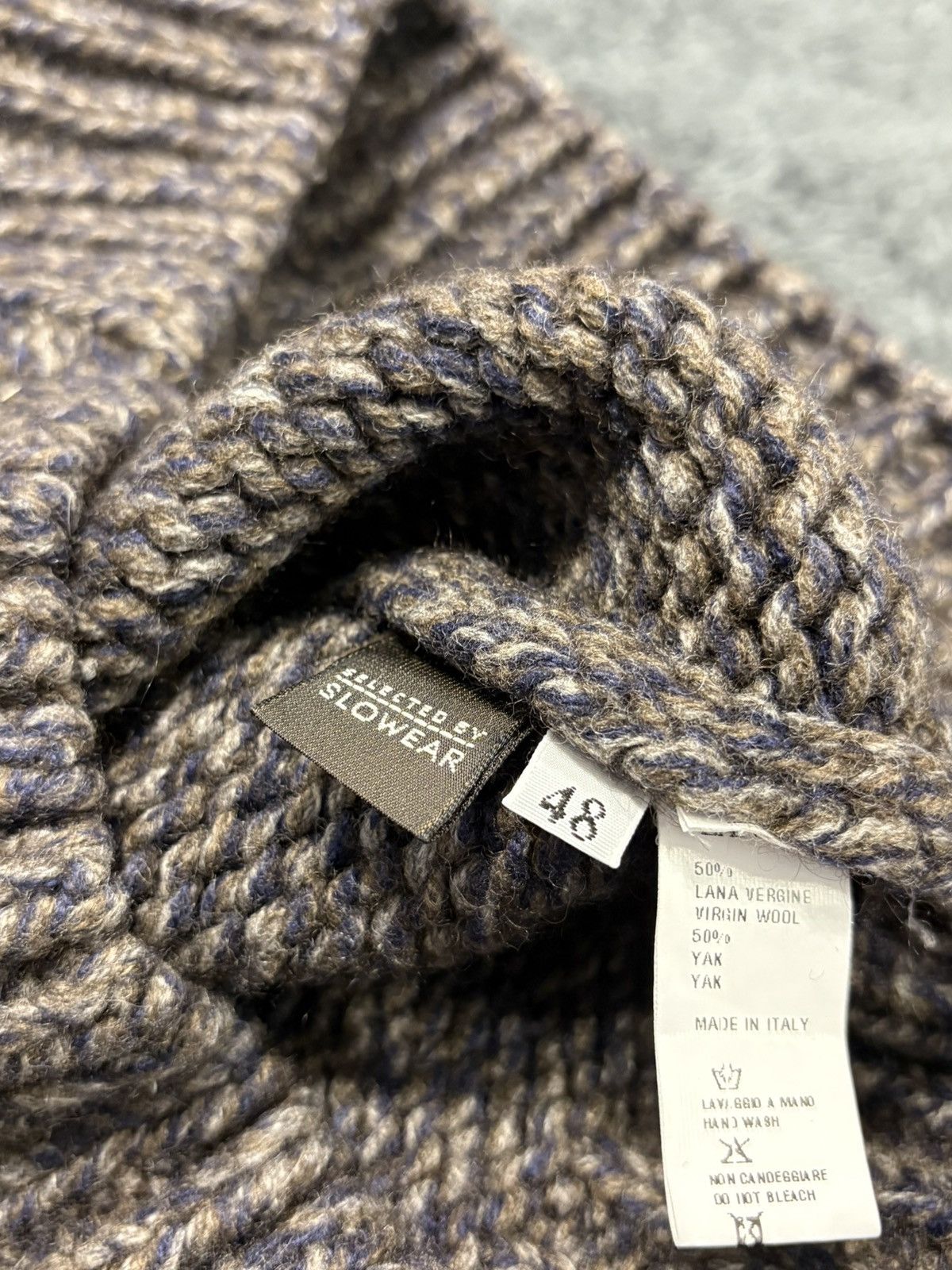 Zanone Turtle Neck Zanone by Slowear Wool Yak Sweater Size US M / EU 48-50 / 2 - 5 Thumbnail