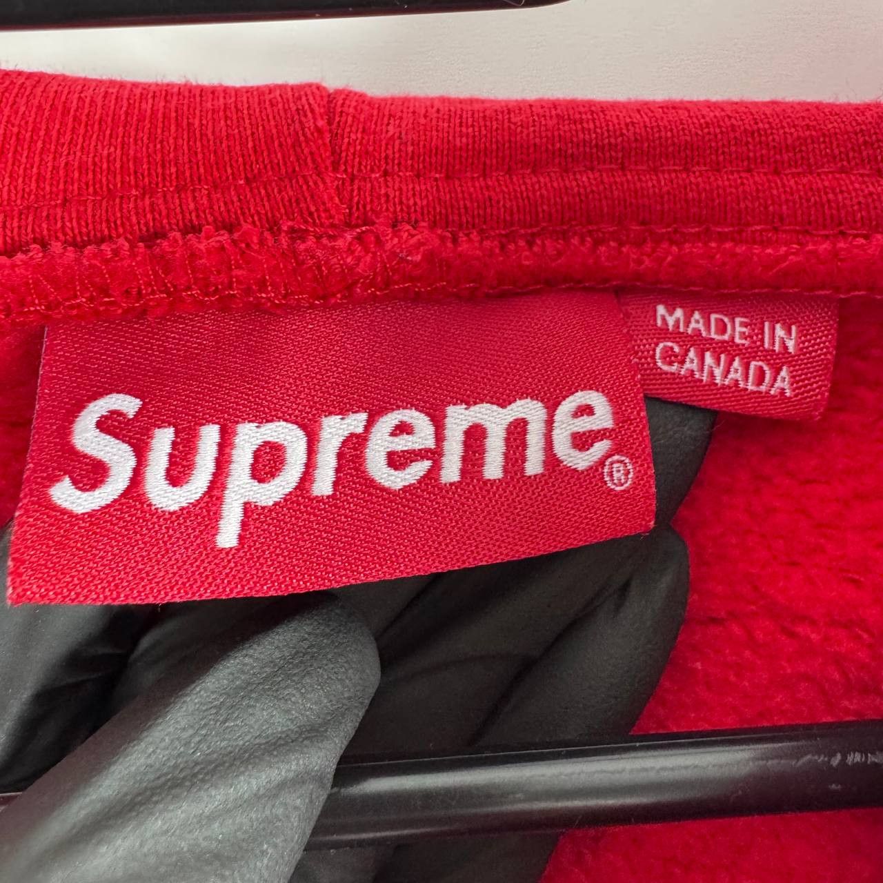 Supreme Supreme Zip Up Hoodie Red Box Logo Print Made In Canad L Size US L / EU 52-54 / 3 - 11 Thumbnail