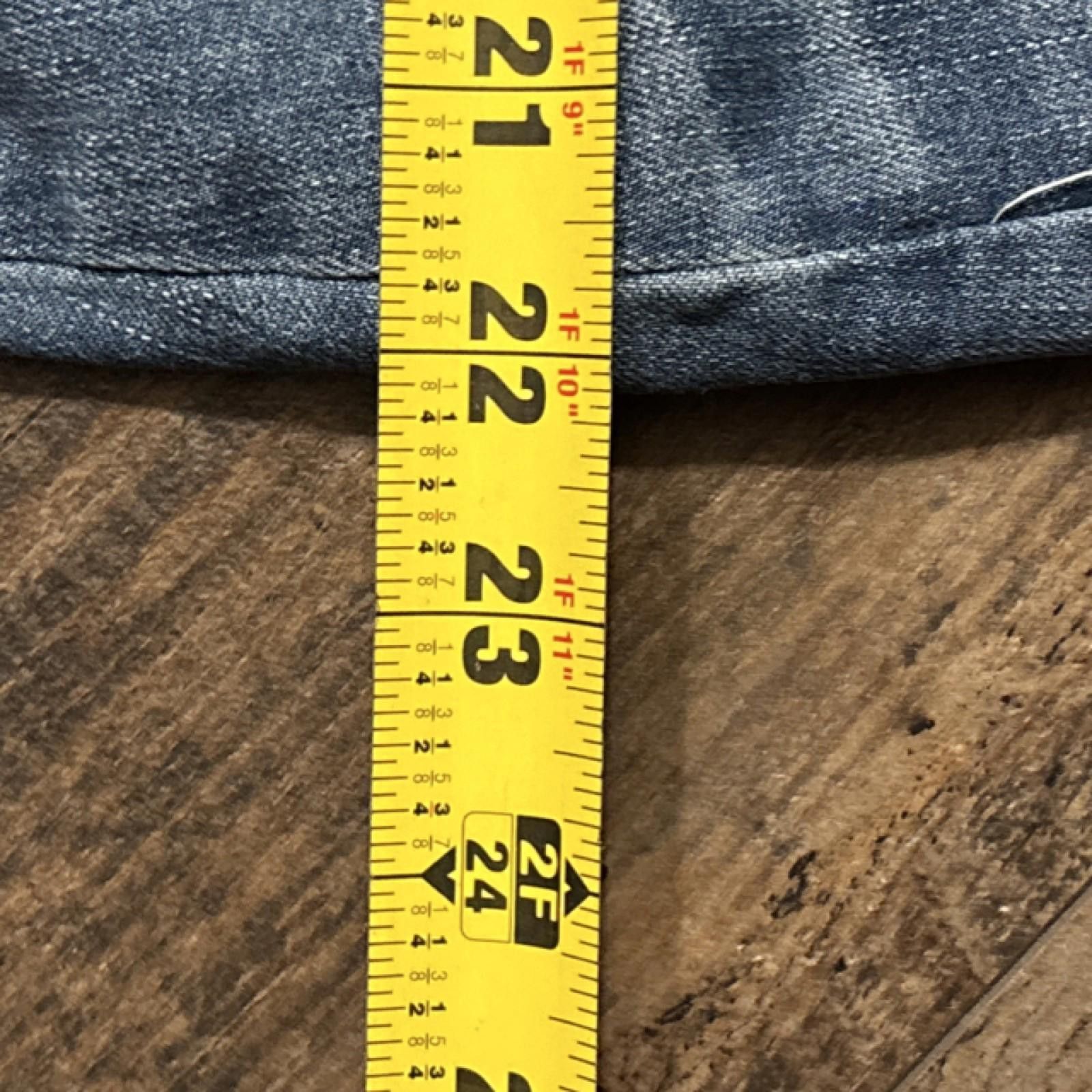 Other Boutique Skinny Crop Denim Stretch Jeans Distress 16W Junior Size 38" / US 16 / IT 52 - 6 Thumbnail