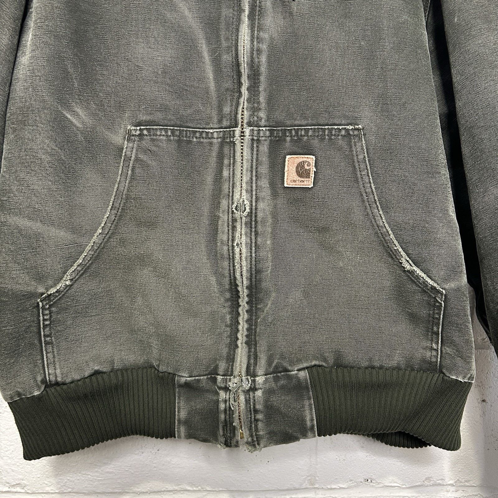 Carhartt Vintage Carhartt Quilted Hooded Active Jacket “Moss Green” Size US L / EU 52-54 / 3 - 4 Thumbnail
