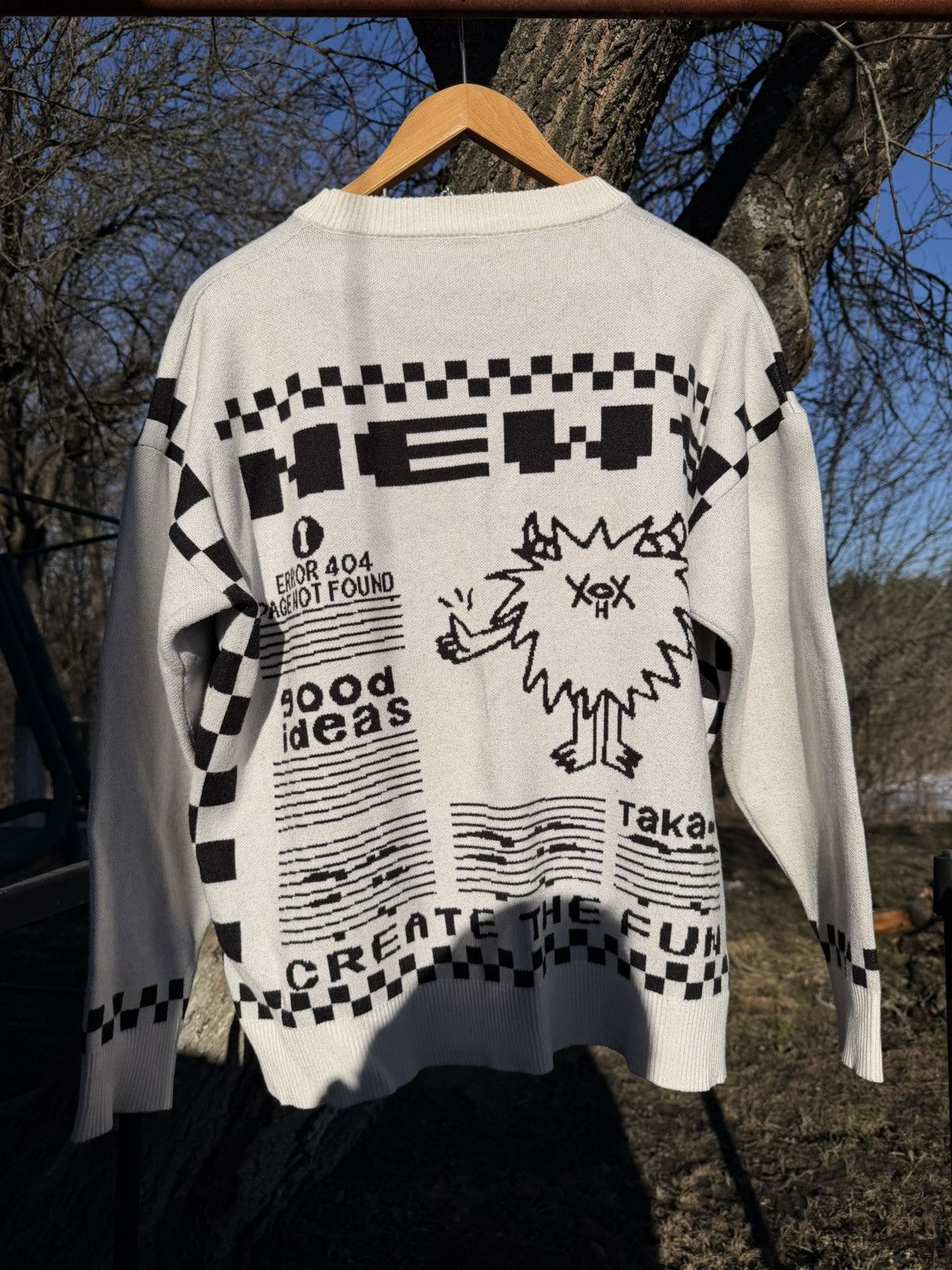 TAKA Original Taka Original Moody Bob mosaic checkboard knit jumper Size US L / EU 52-54 / 3 - 5 Thumbnail