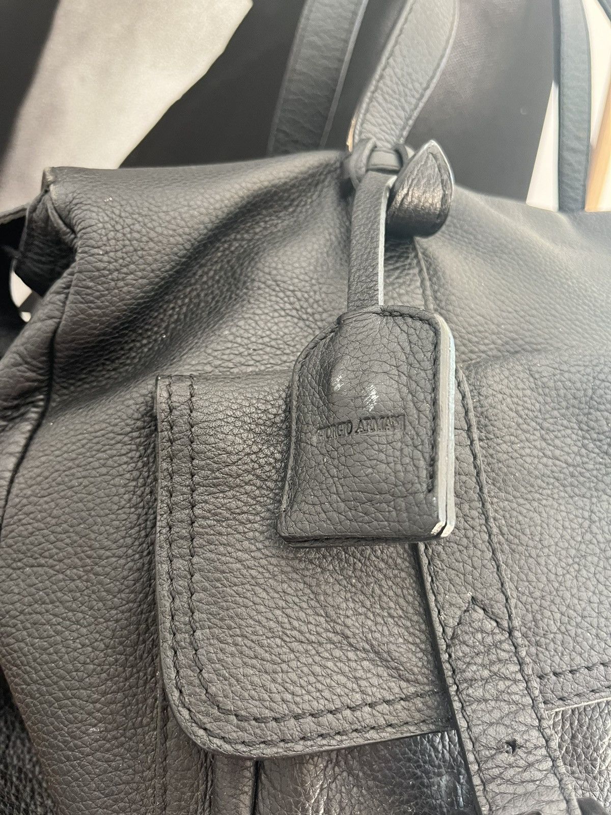Giorgio Armani Week-end bag cuir Giorgio Armani Size ONE SIZE - 3 Thumbnail