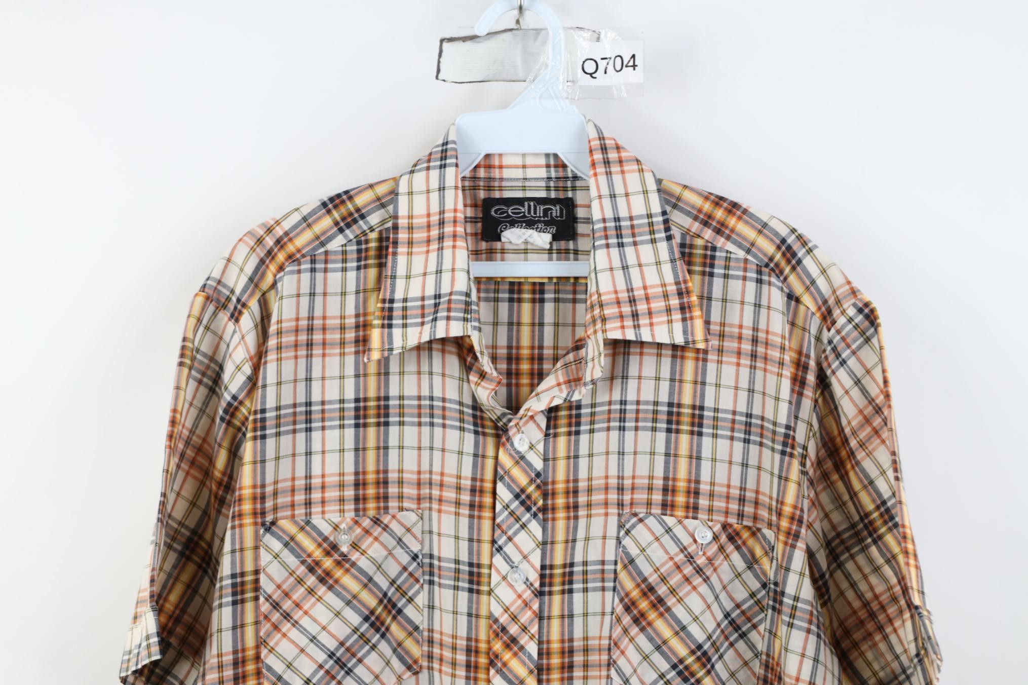 Vintage Vintage 70s Streetwear Cowboy Short Sleeve Button Shirt Size US L / EU 52-54 / 3 - 2 Thumbnail