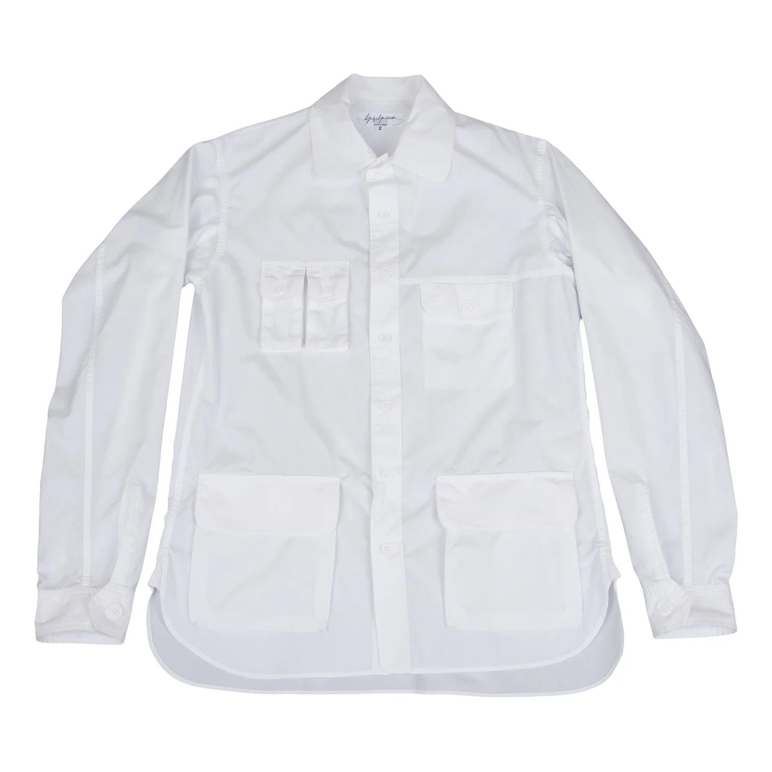 Yohji Yamamoto Yohji Yamamoto Cotton Flap Pocket Shirt Size US M / EU 48-50 / 2 - 1 Thumbnail