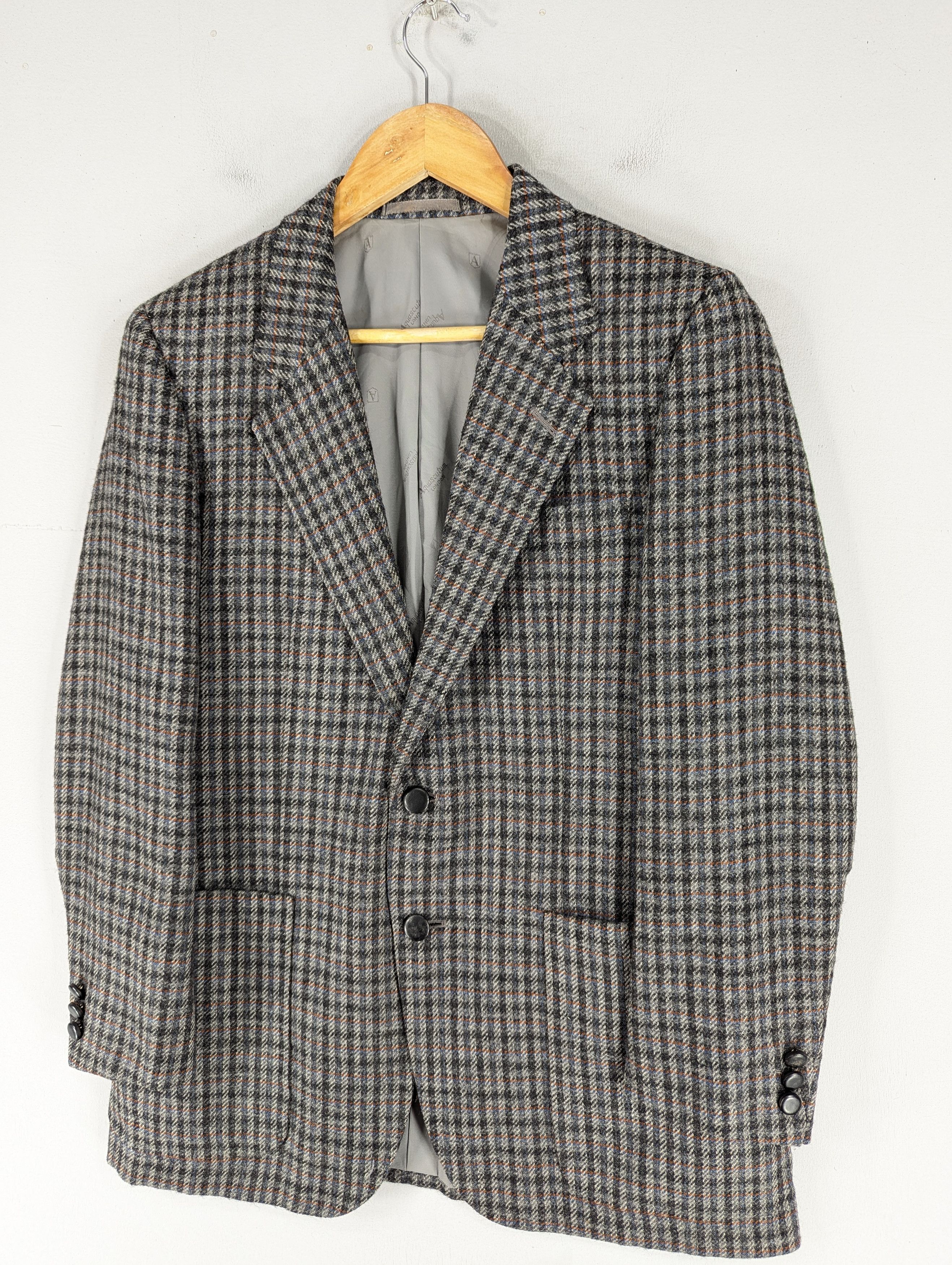 Aquascutum Vintage Aquascutum Houndstooth Wool Blazer Style Jacket Size US XS / EU 42 / 0 - 2 Thumbnail