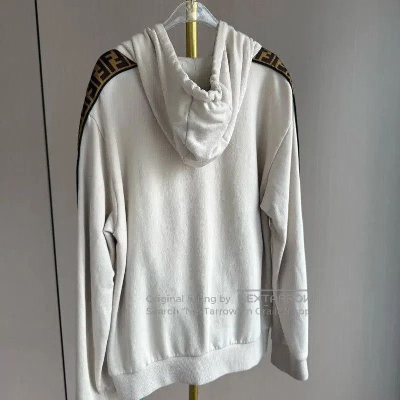 Fendi Fendi White Cotton Women's Hoodie . Size XXS / US 00 / IT 34 - 2 Thumbnail