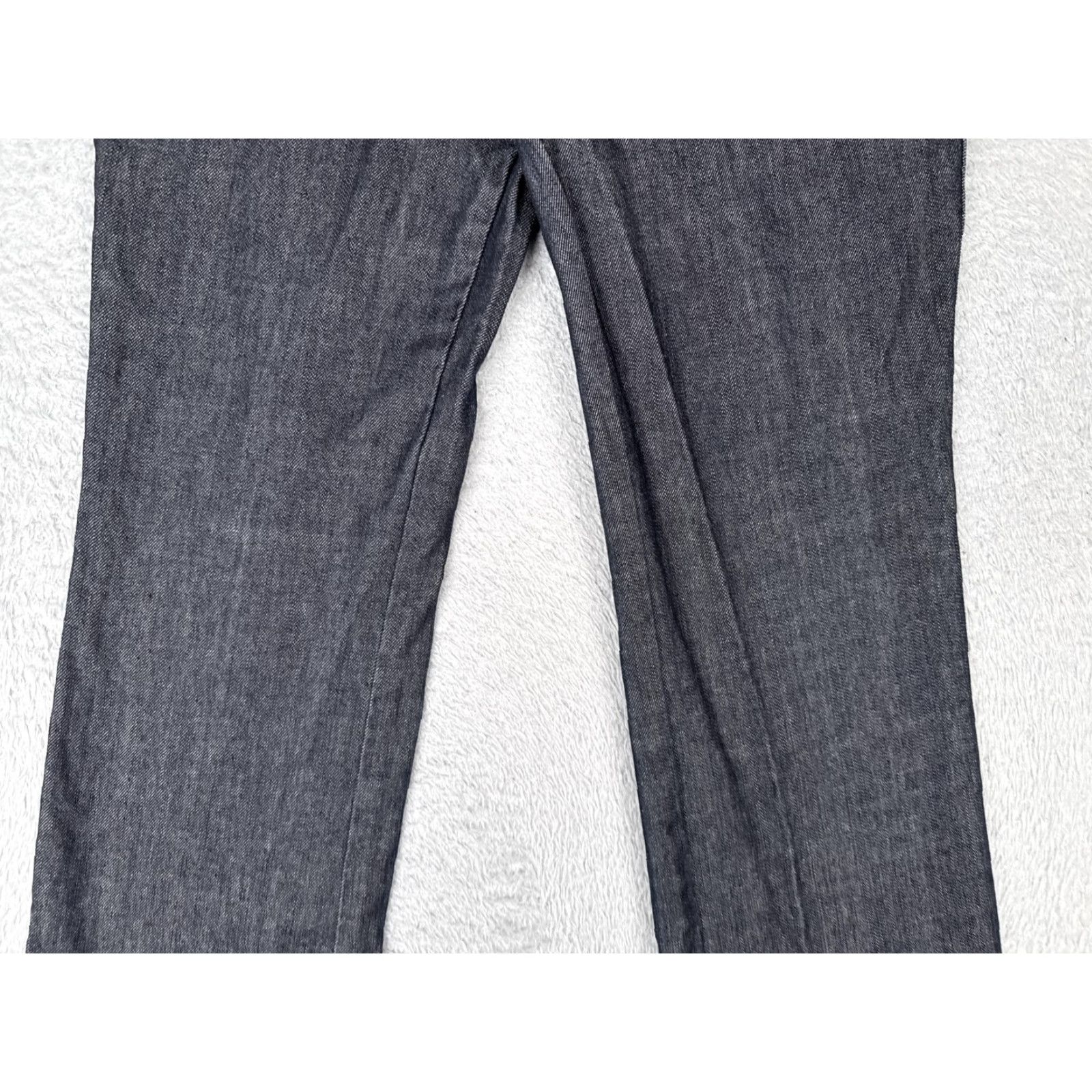 Denime New York Jeans Women’s 12 Dark Wash Denim Straight Leg 31x31 100% Cotton Blue Size 34" / US 12 / IT 48 - 3 Thumbnail