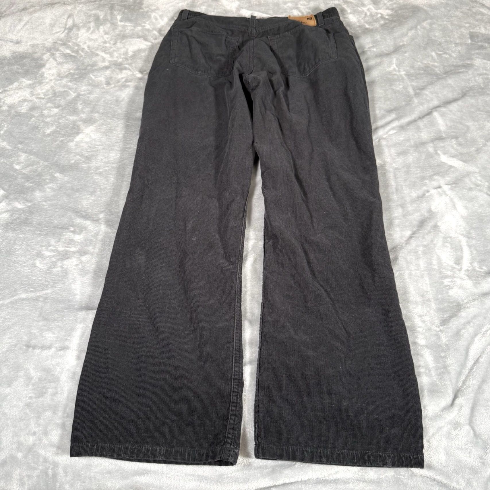 Mossimo VINTAGE Mossimo Corduroy Pants Mens 32x31 Straight Fit Black Size US 32 / EU 48 - 7 Thumbnail