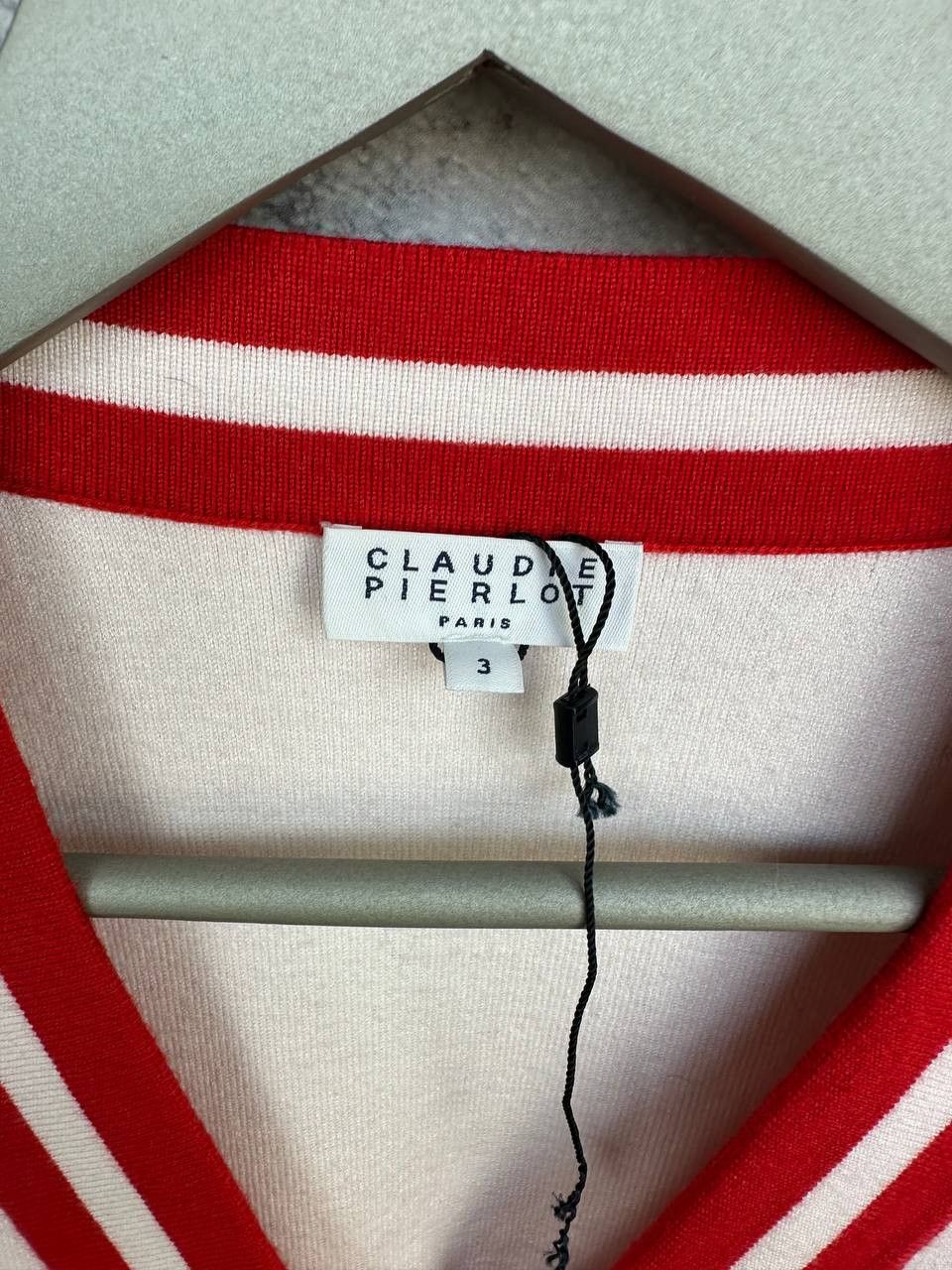 Other Claudie Pierlot Striped Knit Cardigan Sweater Button-Up Size M / US 6-8 / IT 42-44 - 10 Thumbnail