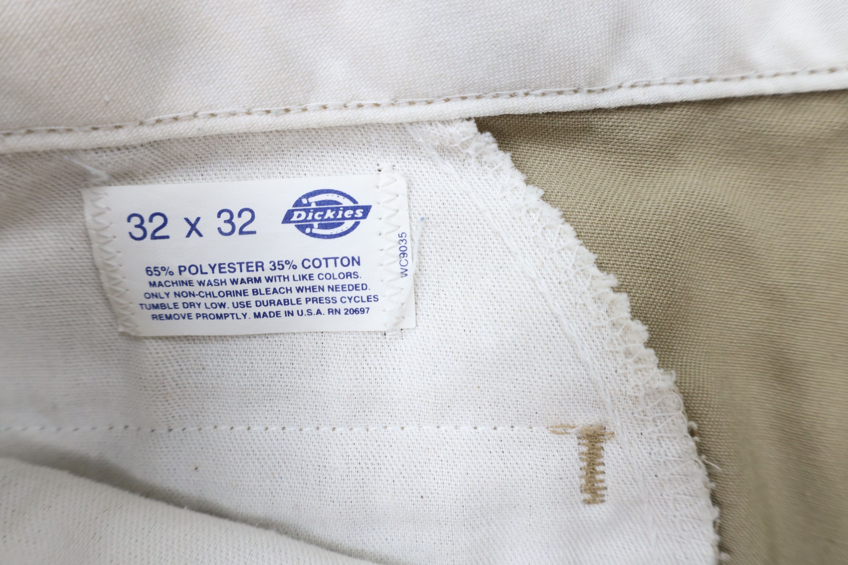 Dickies Vintage 70s Dickies Out Wide Leg Work Pants Beige USA Size US 30 / EU 46 - 7 Thumbnail
