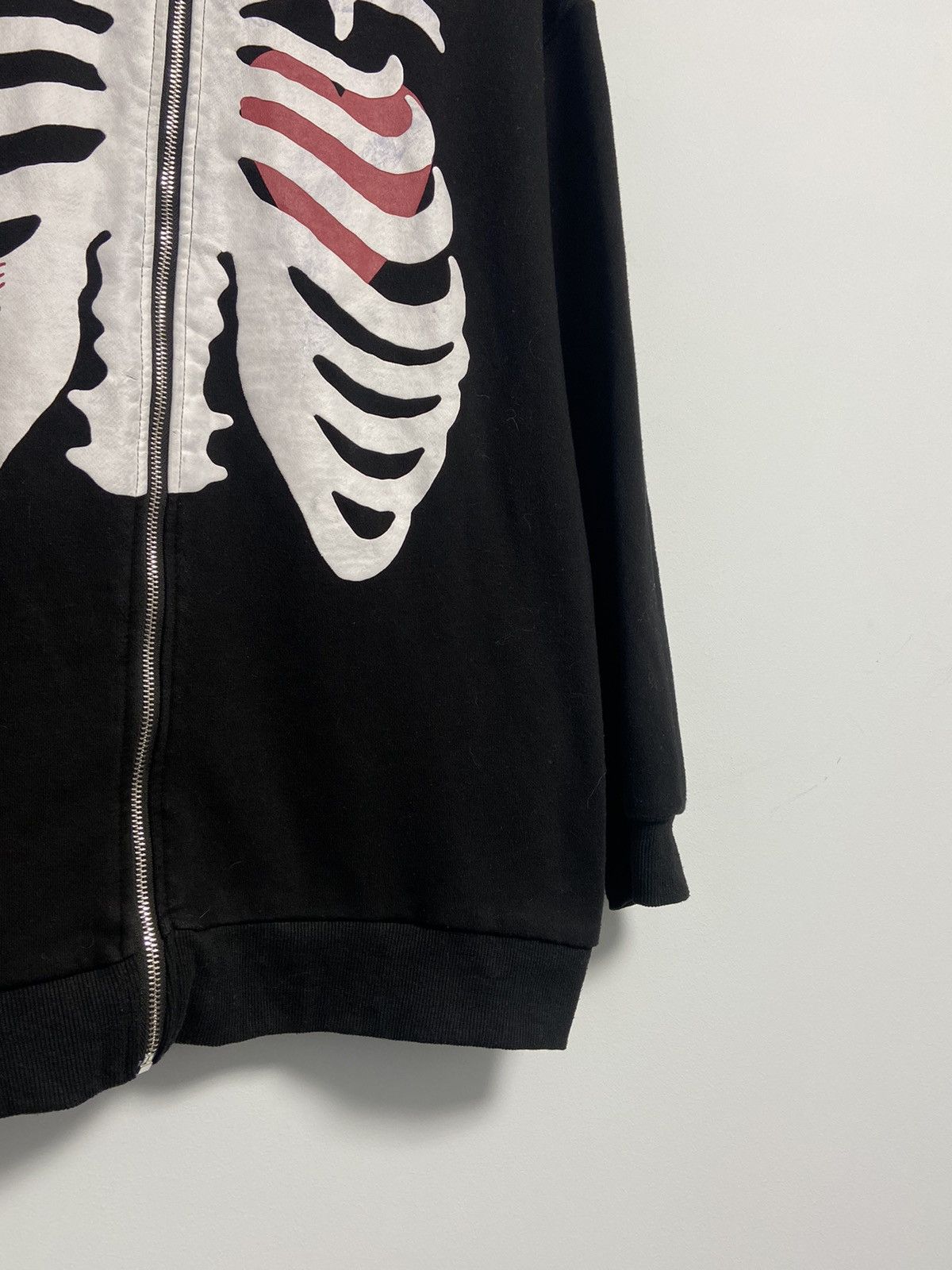 Band Tees AELFRIC EDEN vintage zip hoodie skeleton y2K style Size US M / EU 48-50 / 2 - 3 Thumbnail