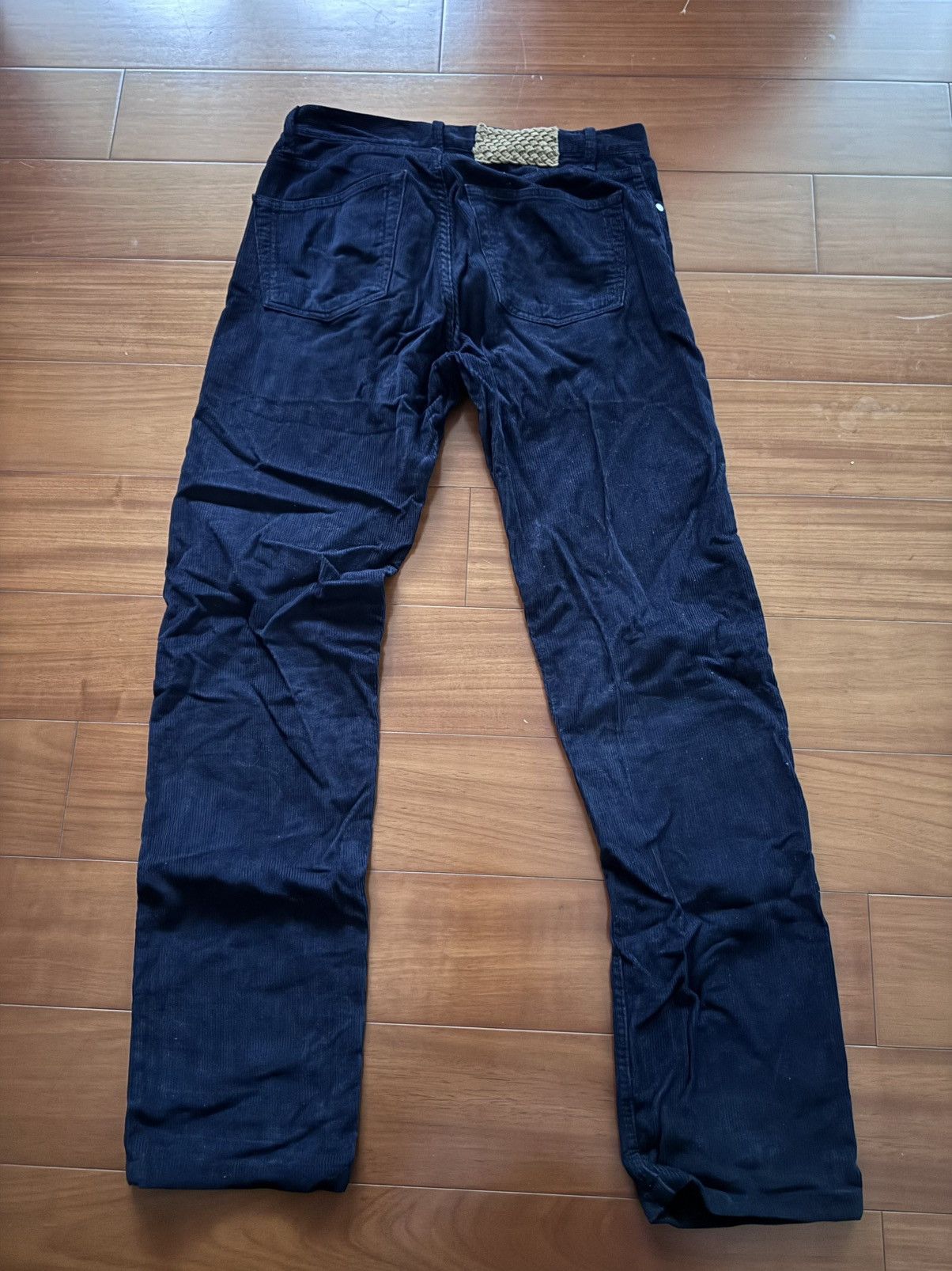 Our Legacy Navy Corduroy Trousers