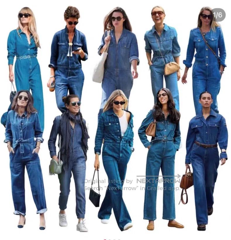 Versace Versace Denim jumpsuit Size US 26 / EU 42 - 6 Thumbnail