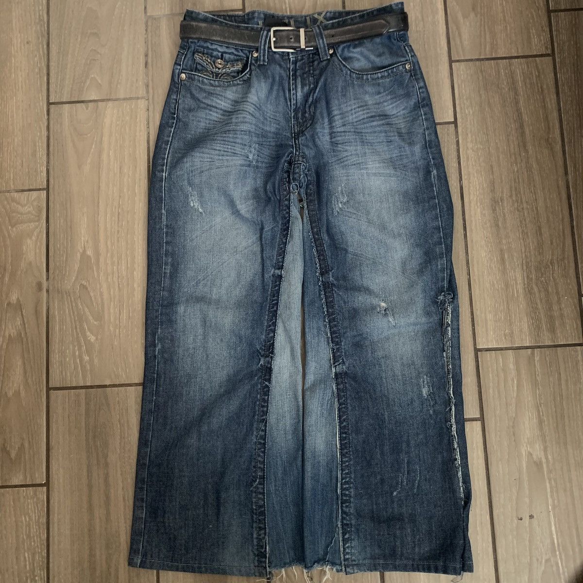 Hysteric Glamour × If Six Was Nine × Tornado Mart Beautiful custom flared helix jeans Size US 30 / EU 46 - 1 Thumbnail