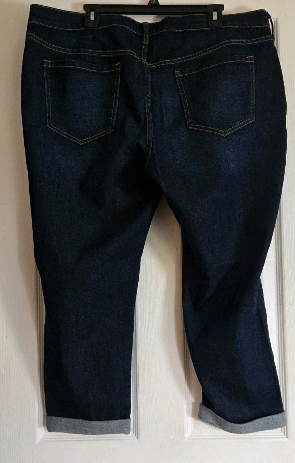 Old Navy Old Navy The Boyfriend Blue Jeans 18 Cropped Capri Length D Size 40" / US 18 - 5 Thumbnail