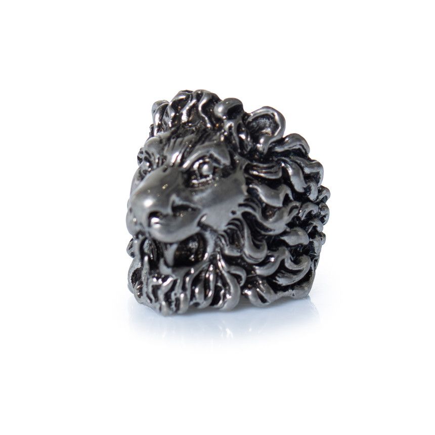 Gucci Gucci, Unisex lion ring head in silver Size ONE SIZE - 1 Thumbnail