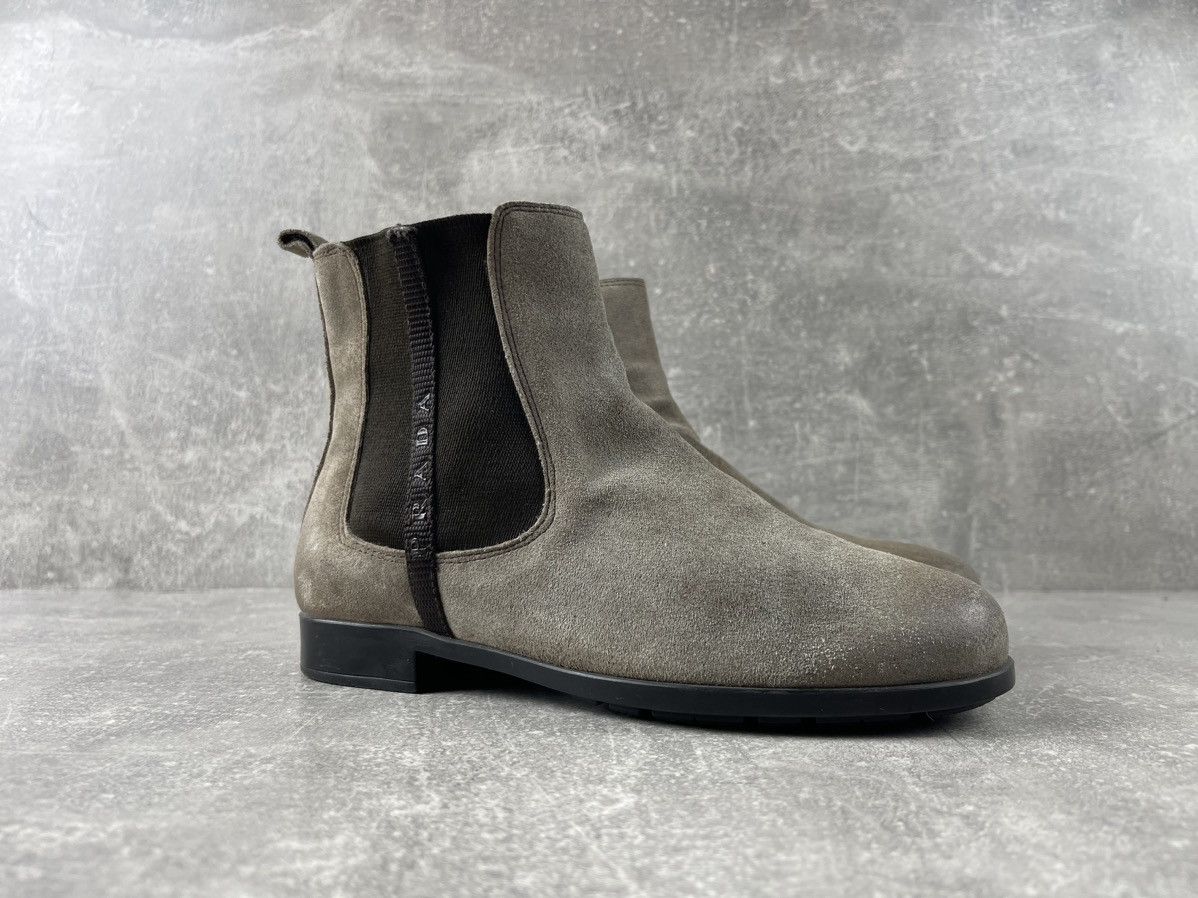 Prada Prada Suede Beige Zip Chelsea Boots Kids Shoes Size 33 Size US 4 / IT 34 - 2 Thumbnail