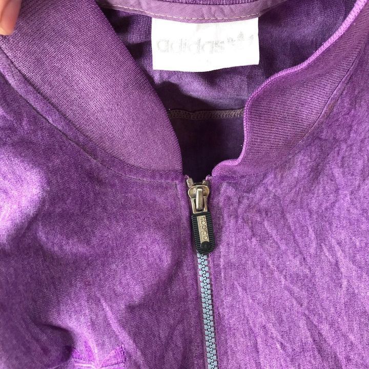 Adidas × Vintage Adidas Originals Monkey Jacket Purple Suede Colour Way Size US L / EU 52-54 / 3 - 4 Thumbnail