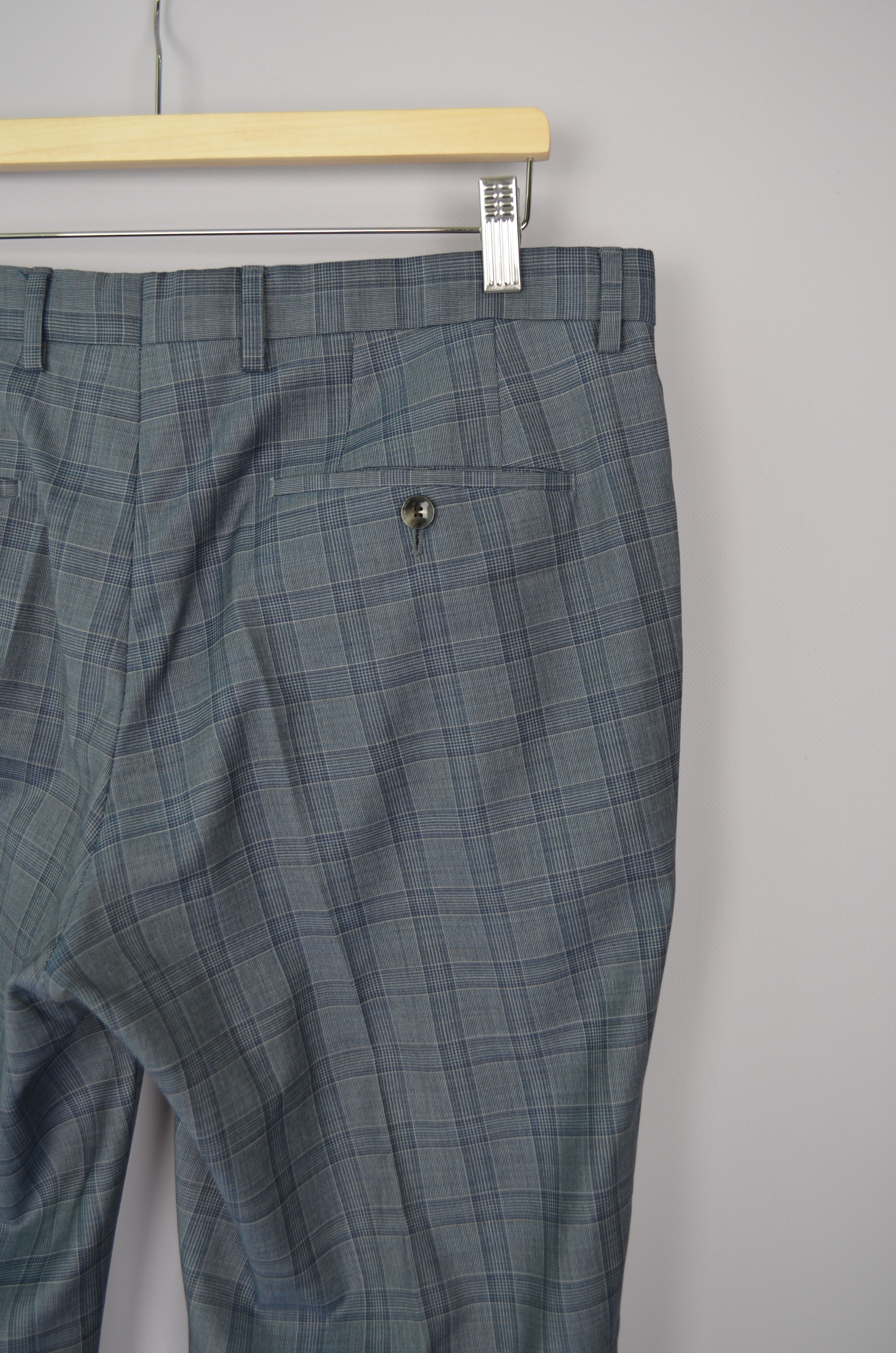 Hugo Boss Hugo Boss Check 100% Wool Pants Trousers Size 50 W32 L30 Size US 32 / EU 48 - 8 Thumbnail