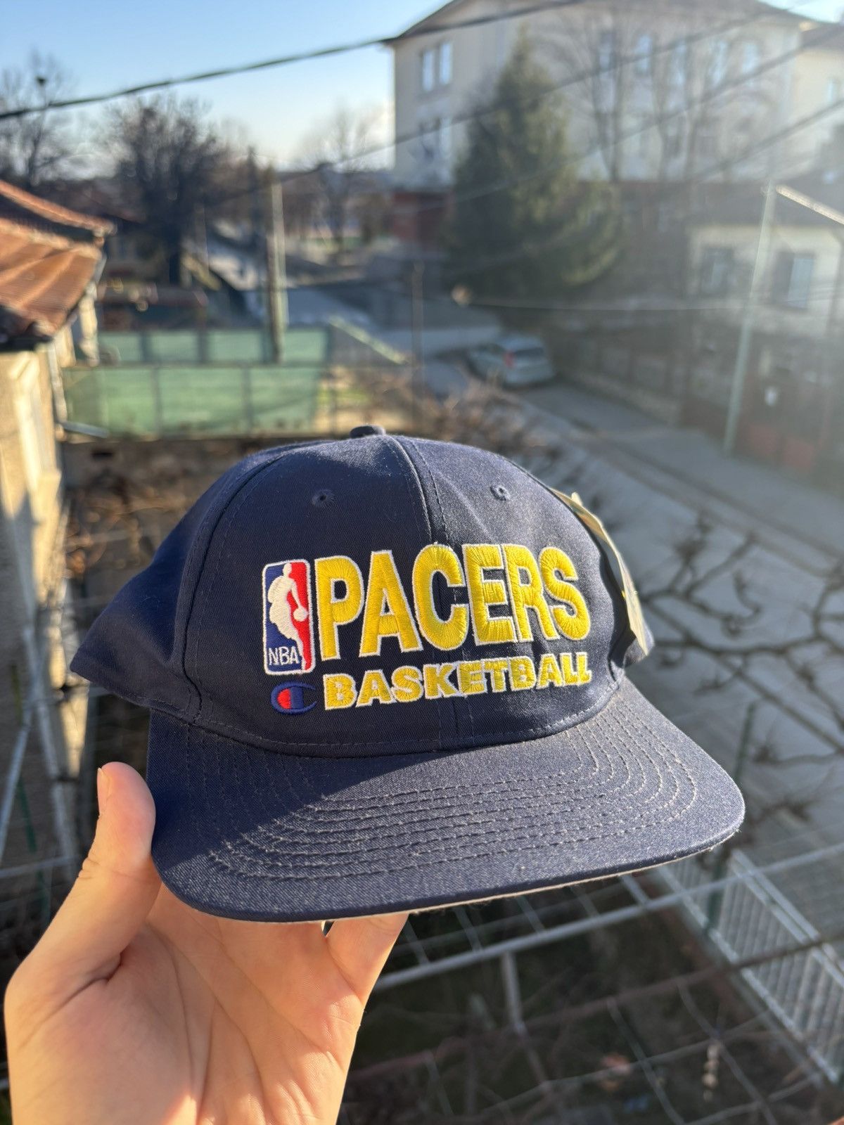 NBA BNWT Vintage 90s Indiana Pacers Champion SnapBack hat NBA Size ONE SIZE - 1 Thumbnail
