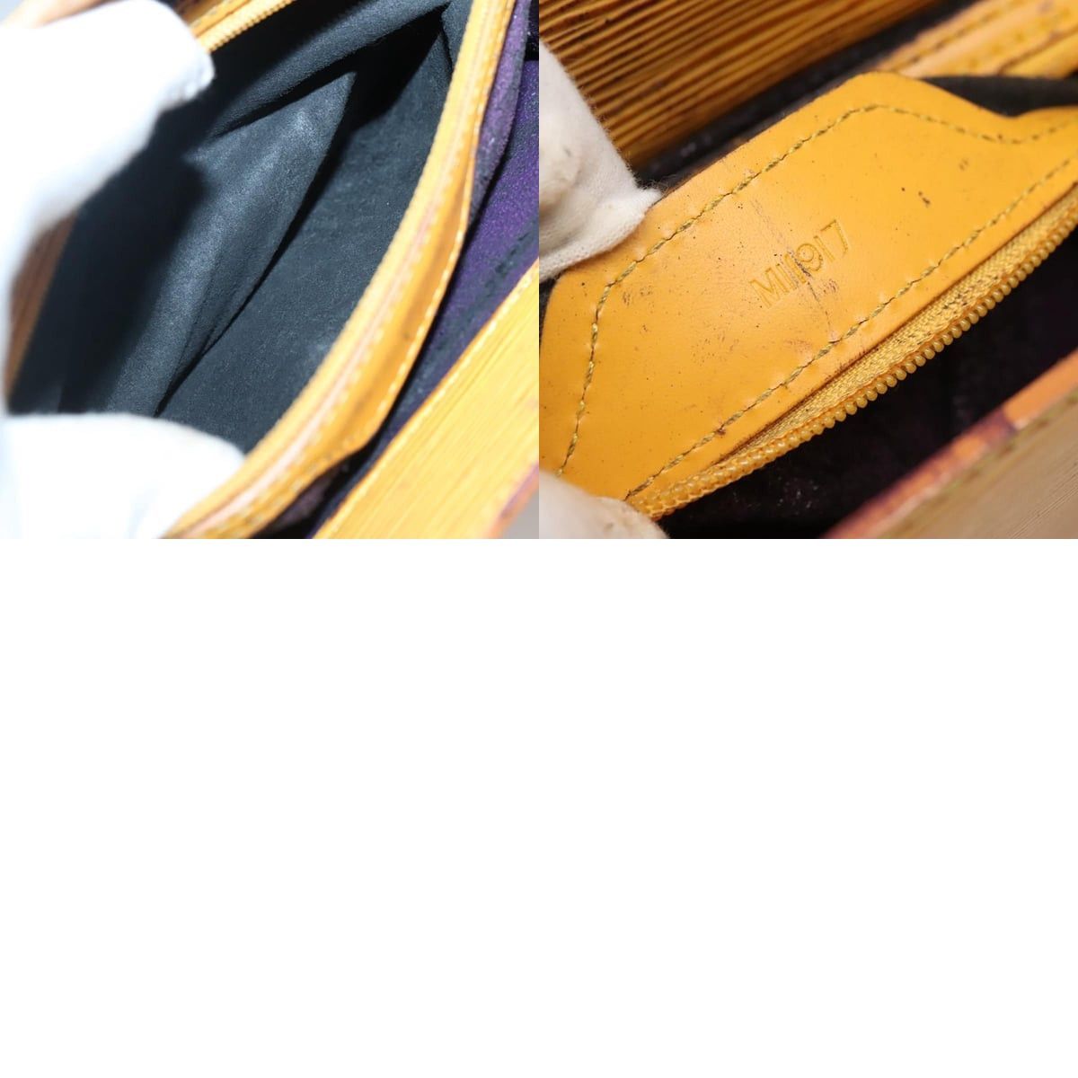 Louis Vuitton LOUIS VUITTON Epi Sac Plat Hand Bag Yellow M52079 Size ONE SIZE - 12 Thumbnail