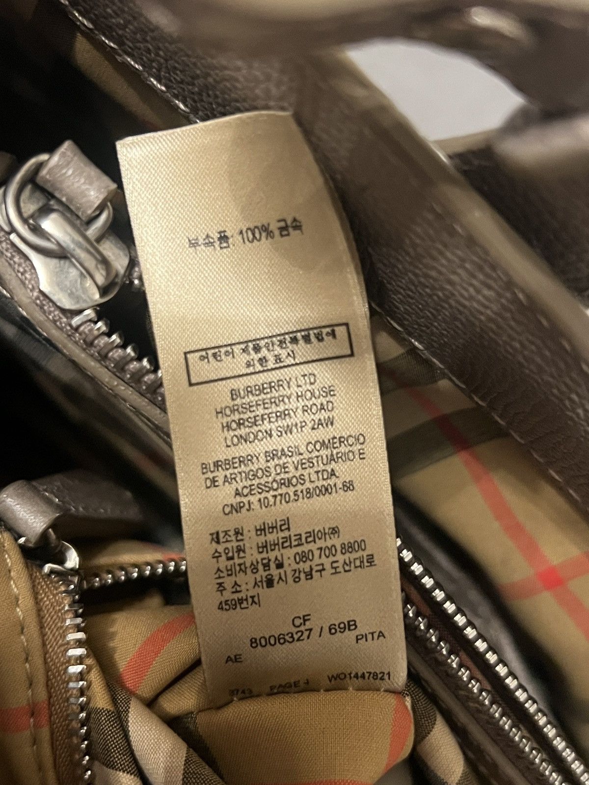 Burberry burberry banner leather bag Size ONE SIZE - 9 Thumbnail