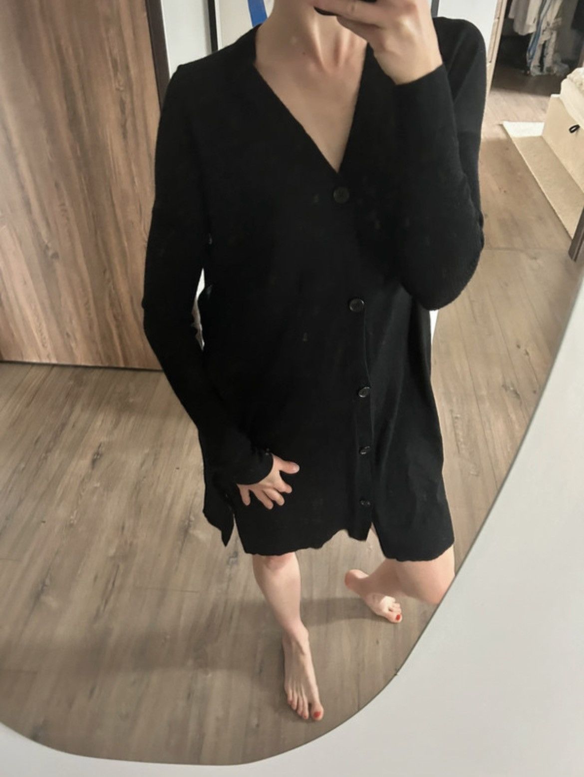 Allsaints All Saints black merino wool cardigan XS Size XS / US 0-2 / IT 36-38 - 10 Thumbnail