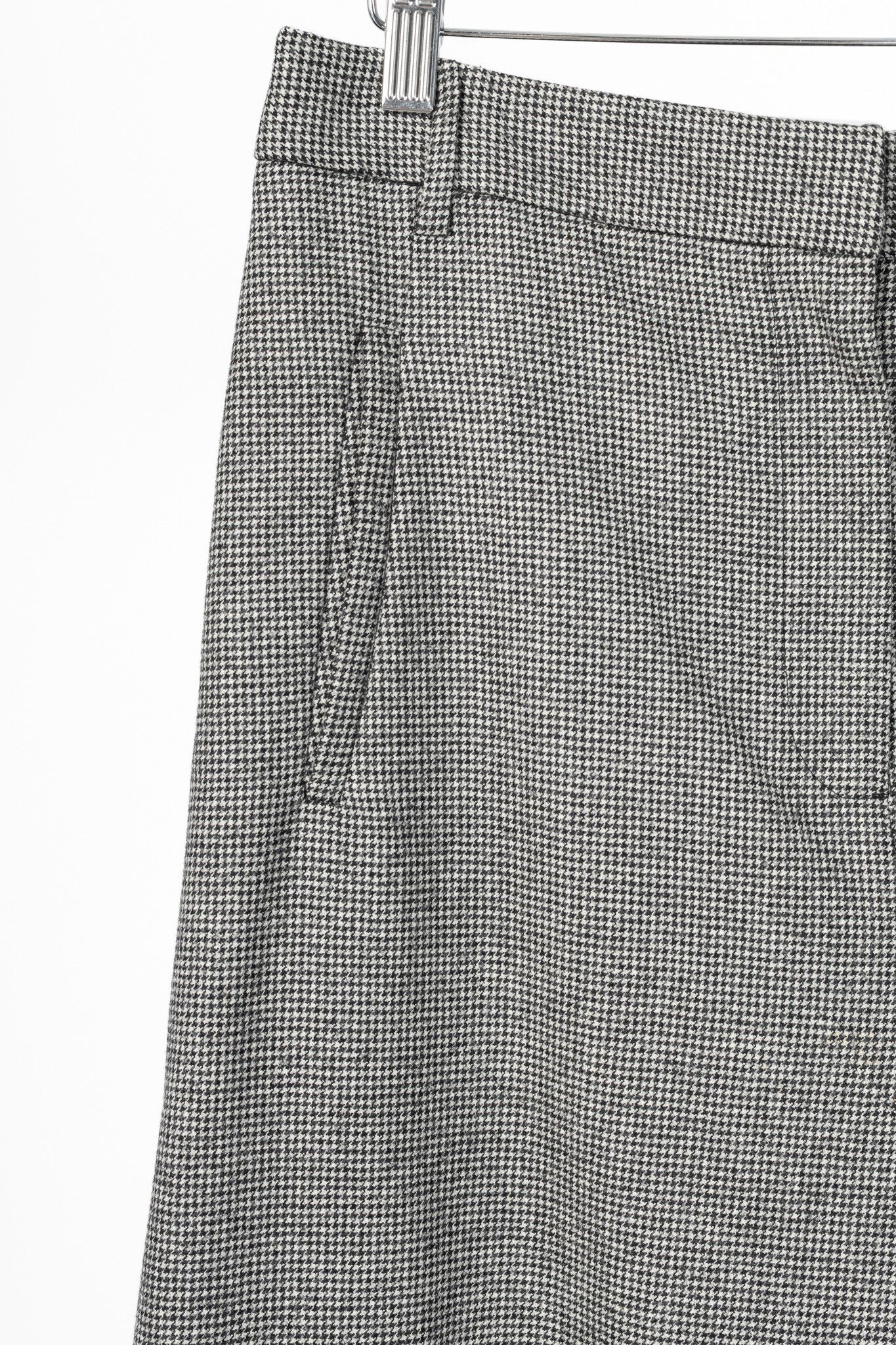 Tibi Tibi Black & Ivory Baby Houndstooth Slouch Skirt Size 27" / US 4 / IT 40 - 4 Thumbnail