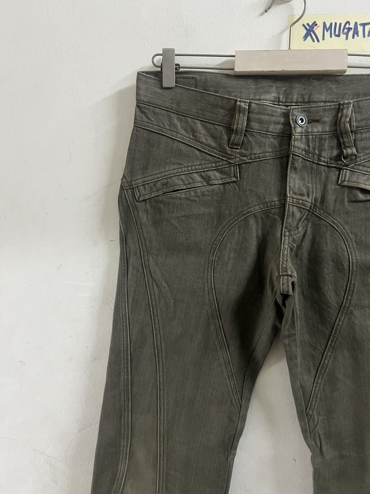 Hysteric Glamour × Japanese Brand JAPAN BRAND NICOLE CLUB DISTRESSED DENIM PANT Size US 32 / EU 48 - 3 Thumbnail