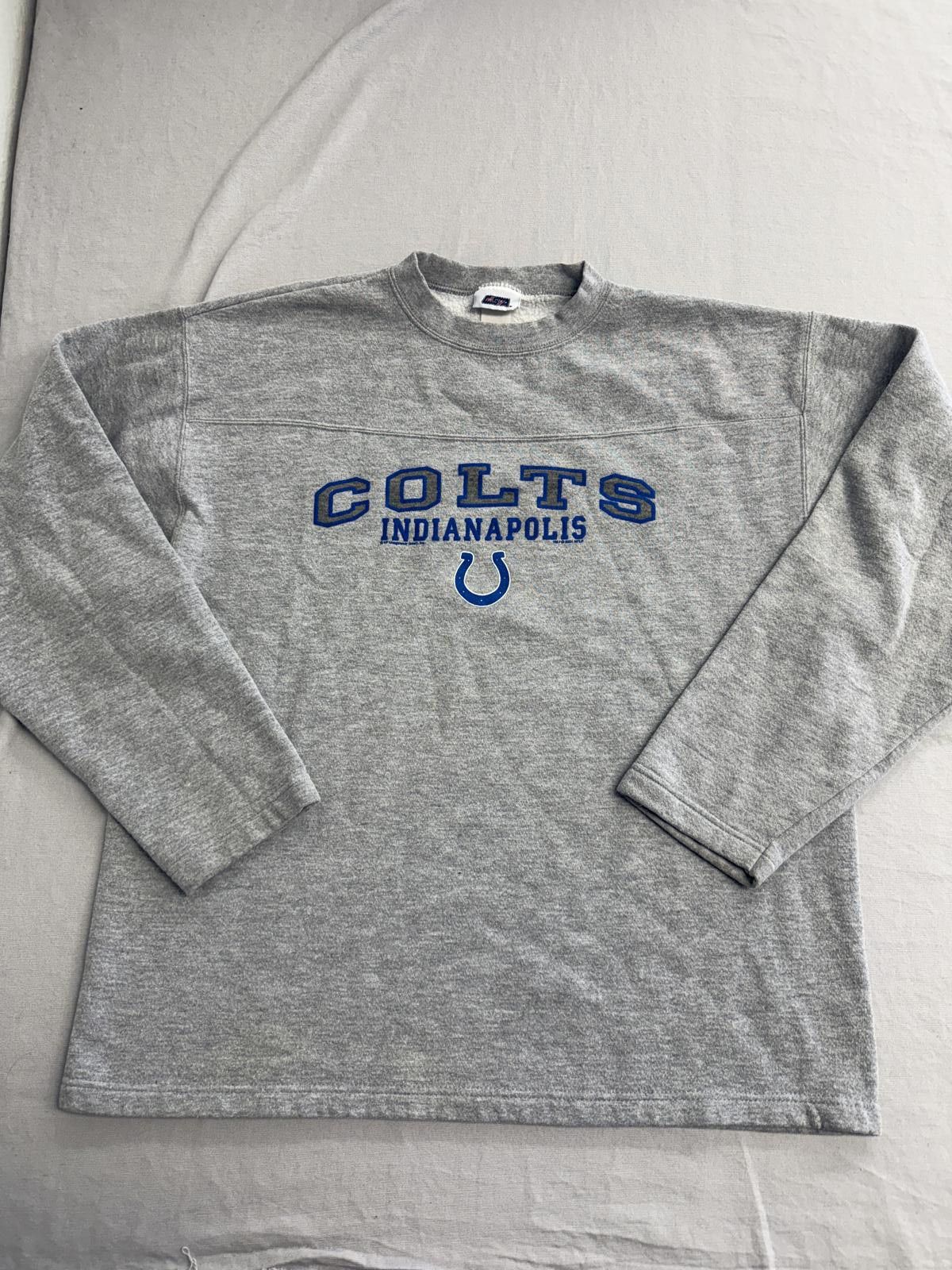 Designer Vintage NFL Indianapolis Colts Crewneck 2001 Horse Shoe - L Size US L / EU 52-54 / 3 - 1 Thumbnail