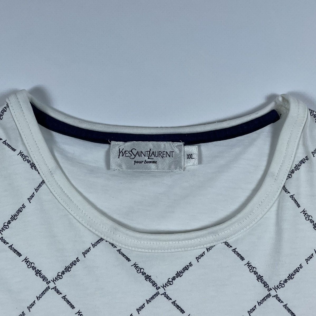 Yves Saint Laurent Yves Saint Laurent YSL Monogram T-shirt Size US XXL / EU 58 / 5 - 5 Thumbnail