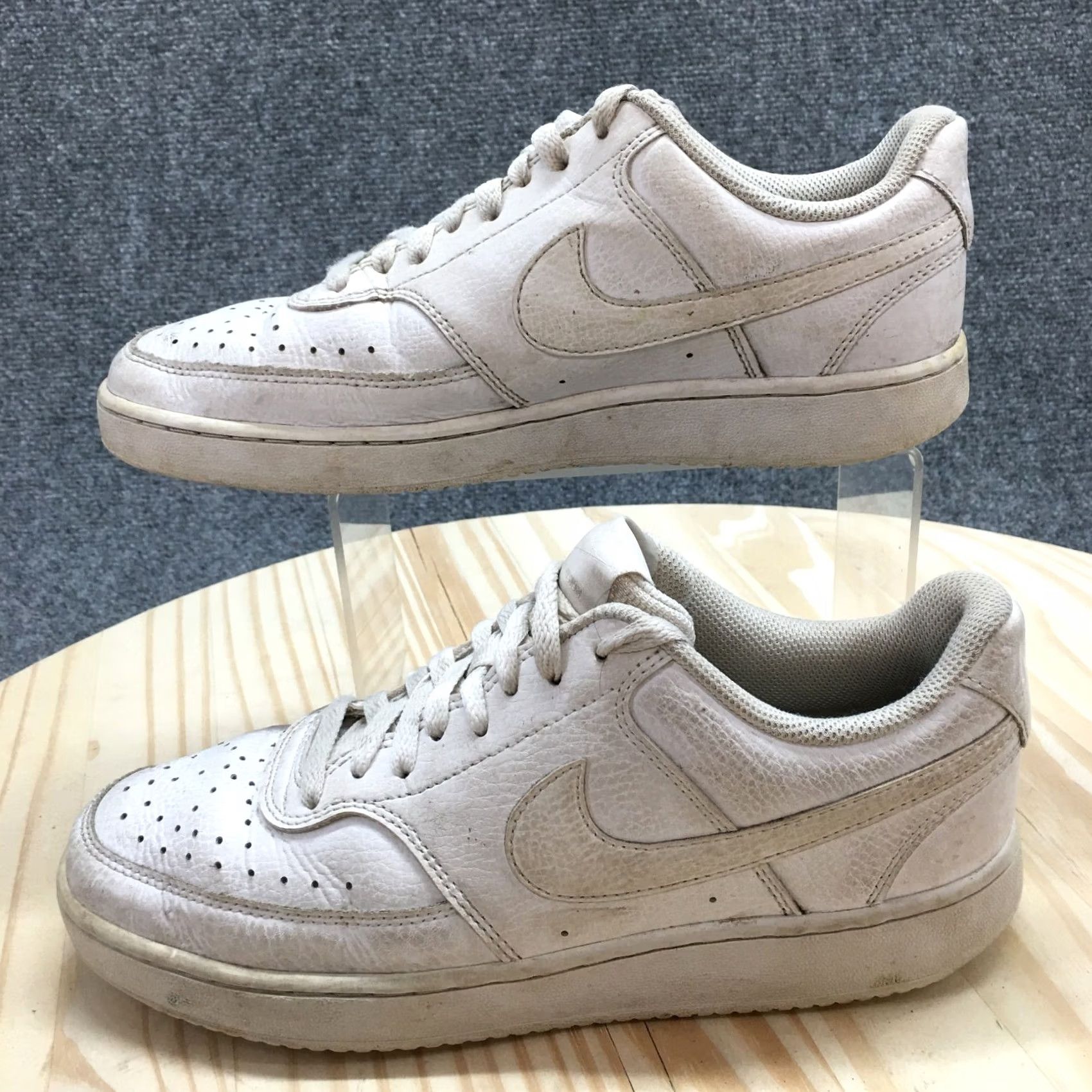 Nike Nike Court Vision Low Mens? Womens 8.5 White Sneaker Lace Up Low Top CD5434-100 Court Vision Low Size M / US 6-8 / IT 42-44 - 4 Thumbnail