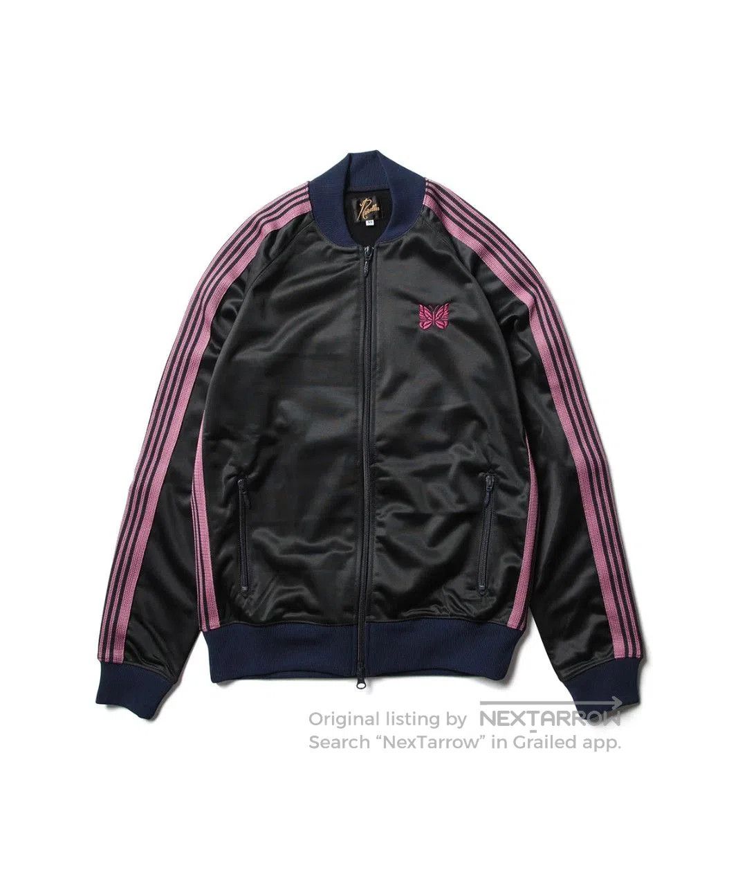 Needles Needles RC Track Jacket in Black and Pink. Size US XL / EU 56 / 4 - 2 Thumbnail