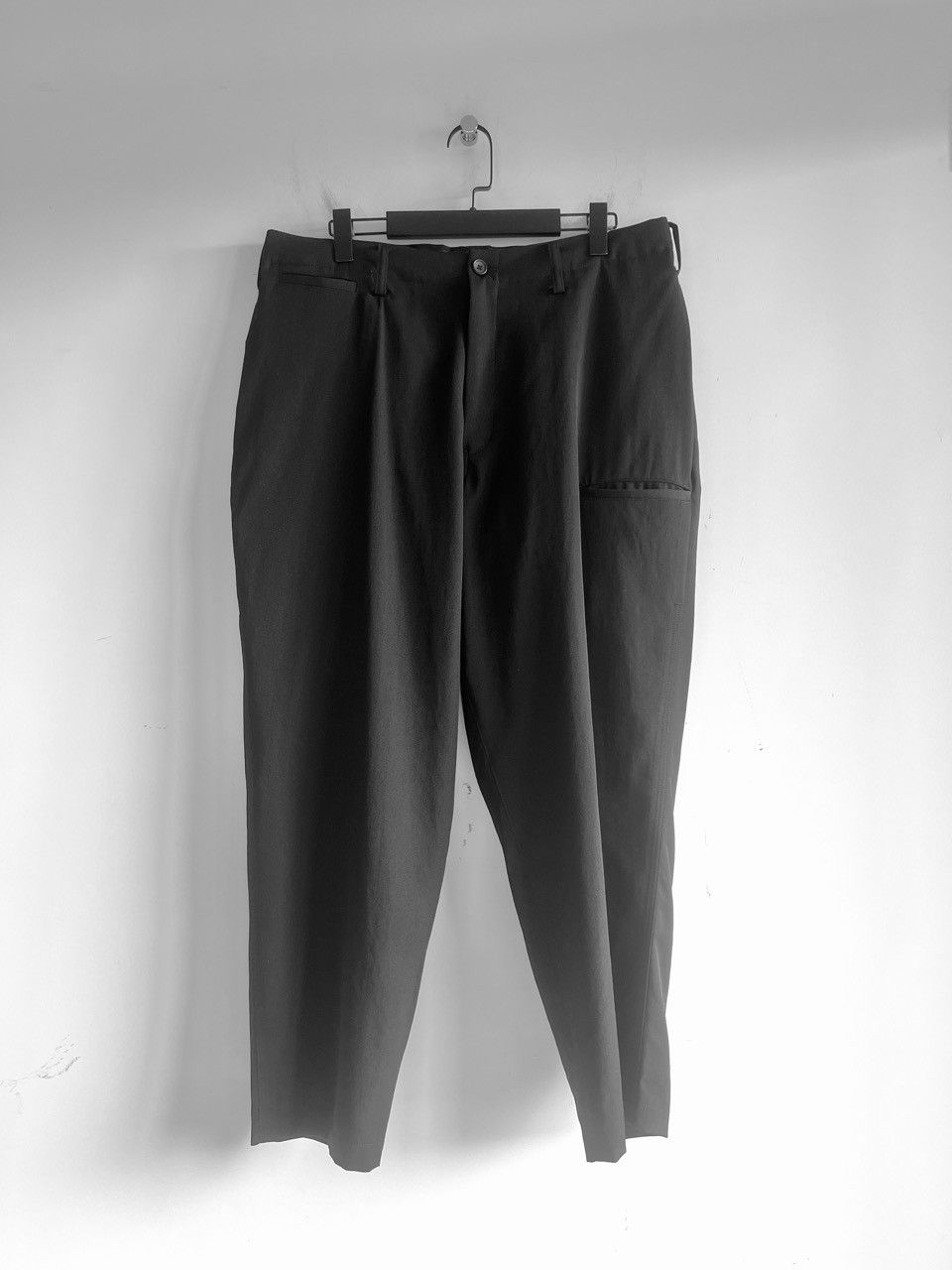 Yohji Yamamoto Yohji Yamamoto Pour Homme Wool SIDE 3ST TUCK PANTS TrouserS Size US 30 / EU 46 - 1 Thumbnail