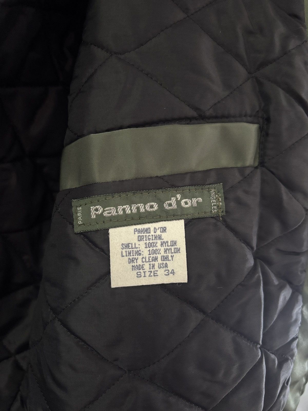 Other Vintage 90s Panno d’or Riders Biker Jacket Green Made in USA Size US S / EU 44-46 / 1 - 2 Thumbnail