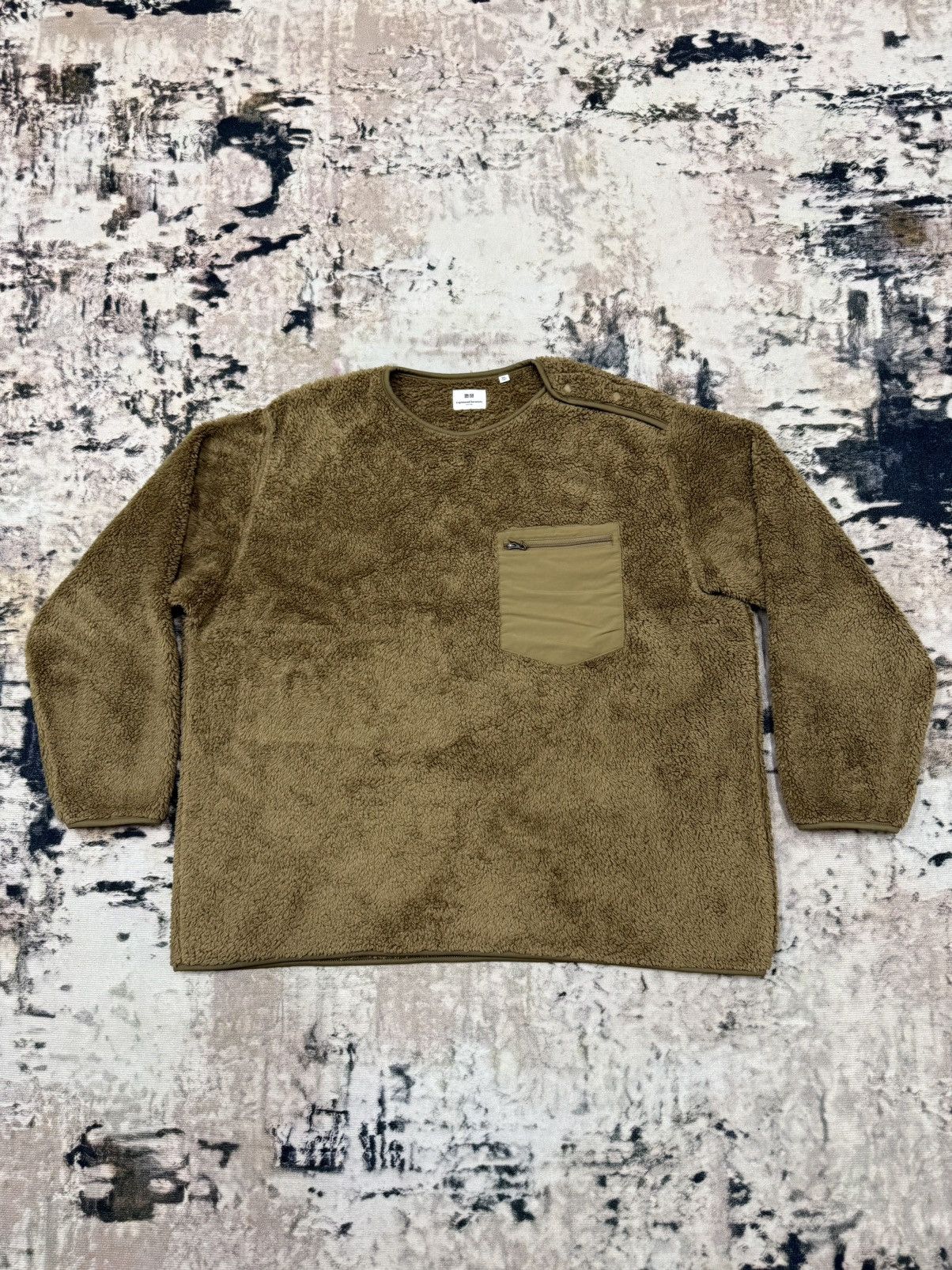 Engineered Garments × Japanese Brand × Uniqlo Engineered Garment Uniqlo Shearling Fleece Sweatshirt Size US XXL / EU 58 / 5 - 3 Thumbnail