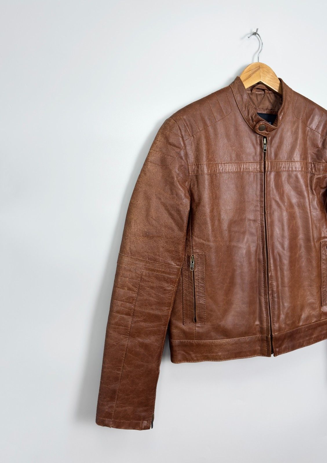 Genuine Leather Superior New York Brown Leather Jacket Size US S / EU 44-46 / 1 - 2 Thumbnail