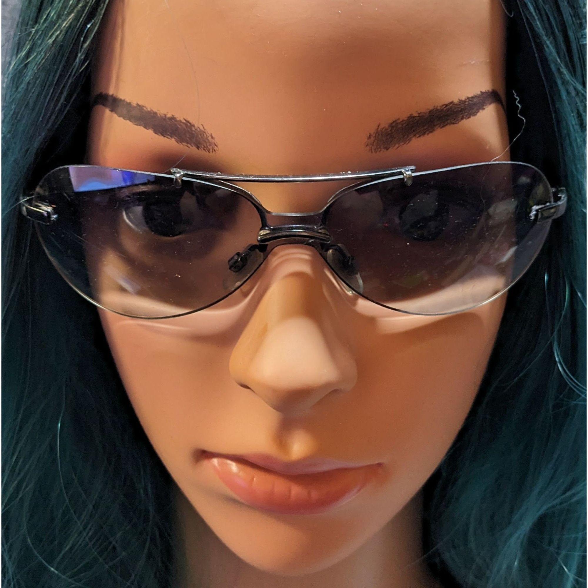Other Ania Minimalist Black Aviator Sunglasses Size ONE SIZE - 6 Thumbnail