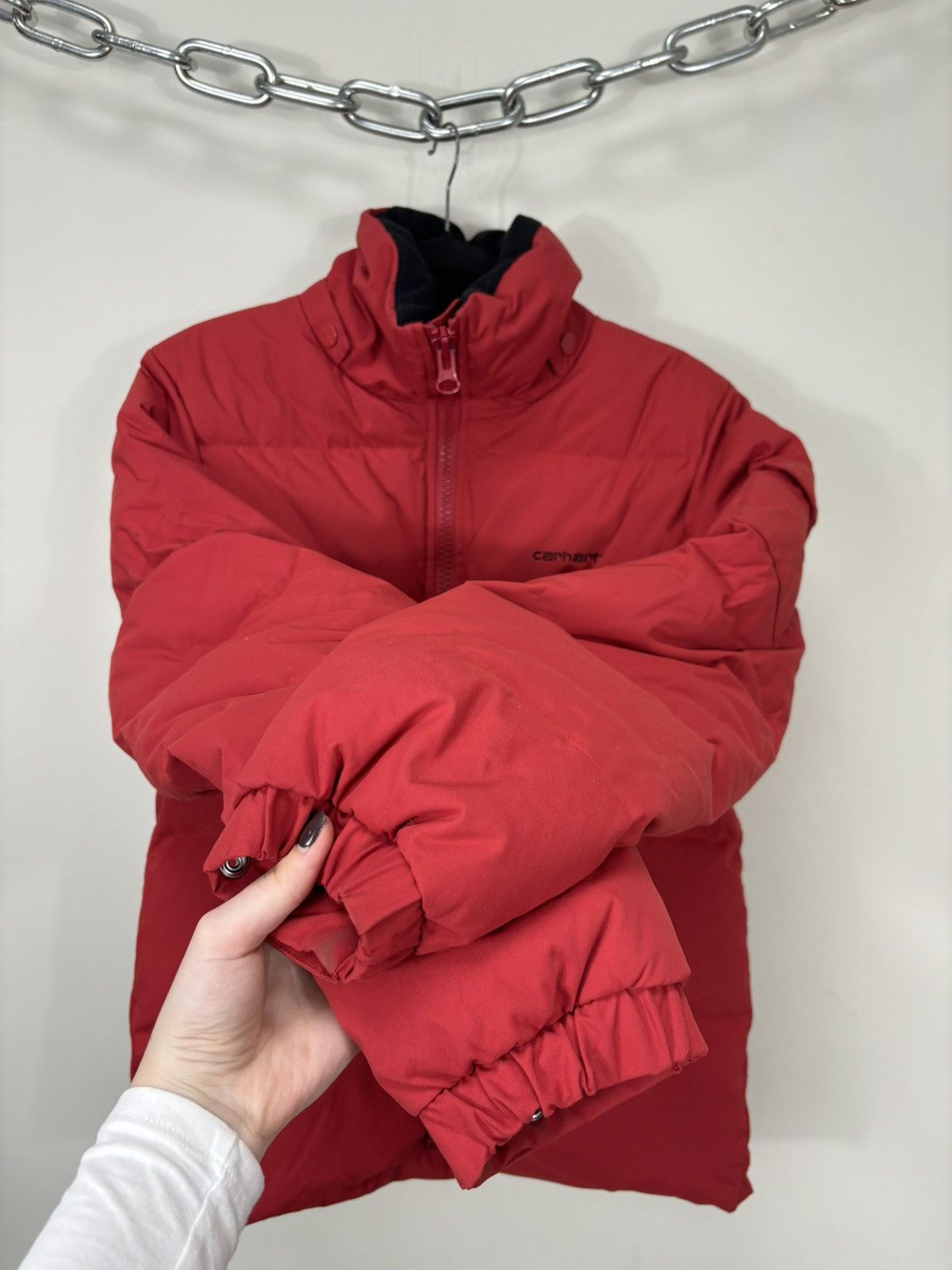 Carhartt Carhartt Alaska Men’s Red Hype Full Zip Down Puffer Jacket Size US S / EU 44-46 / 1 - 7 Thumbnail