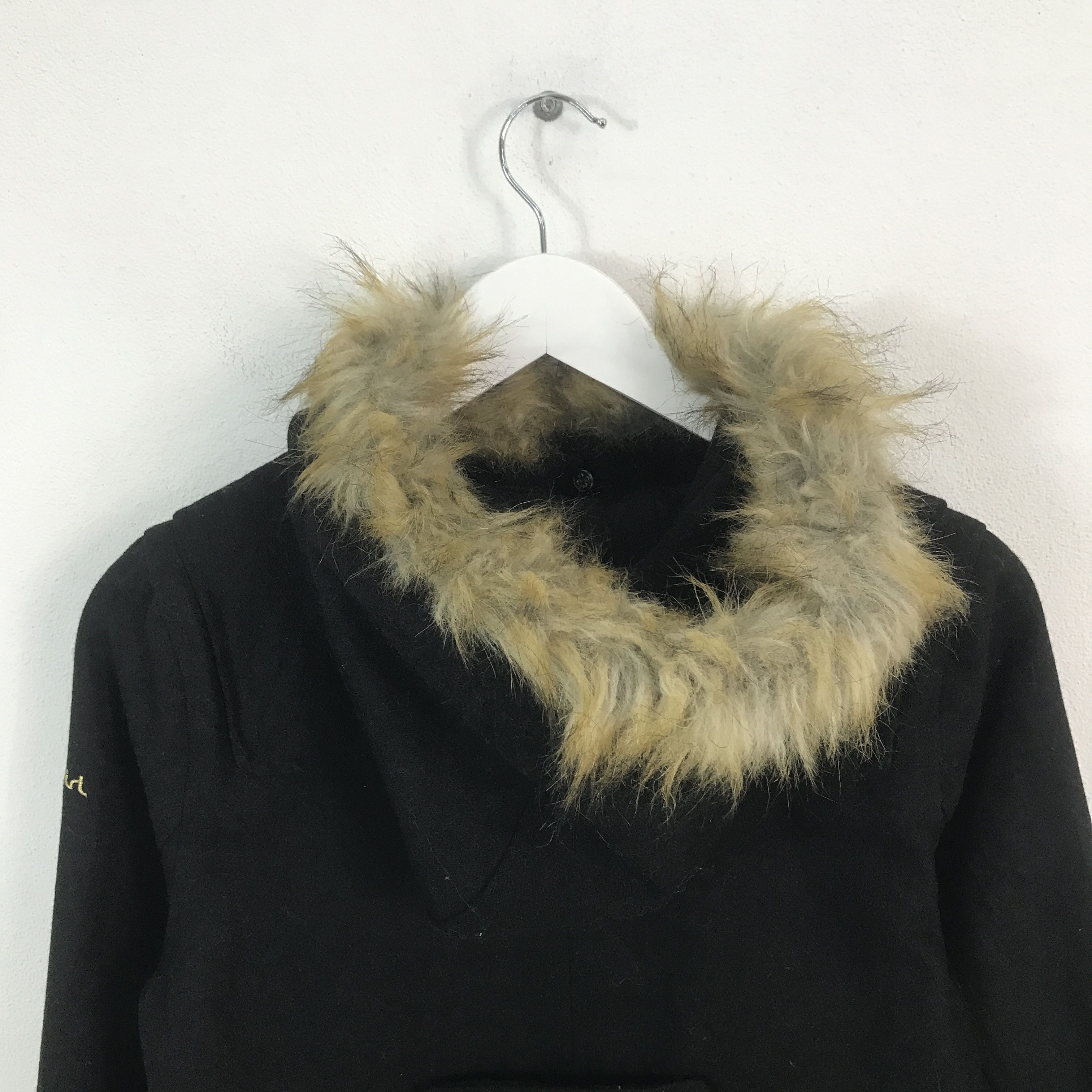 Japanese Brand Rare xgirl Wool fur hoodie jacket Size M / US 6-8 / IT 42-44 - 4 Thumbnail