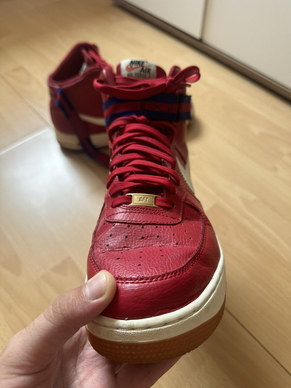 Nike Size 11 - Nike Air Force 1 '07 High Gym Red Size US 11 / EU 44 - 7 Thumbnail