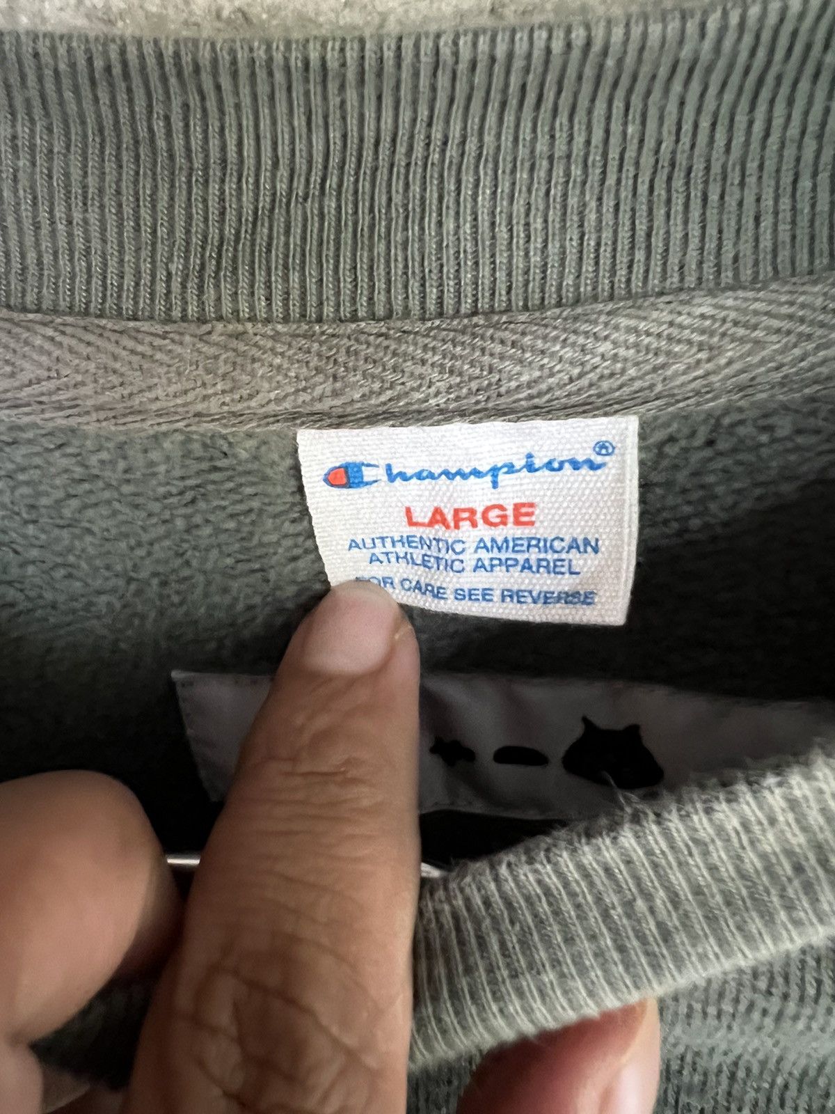 Issey Miyake Champion X Nenet by Issey Miyake Oversized Faded Sweatshirt Size US L / EU 52-54 / 3 - 5 Thumbnail