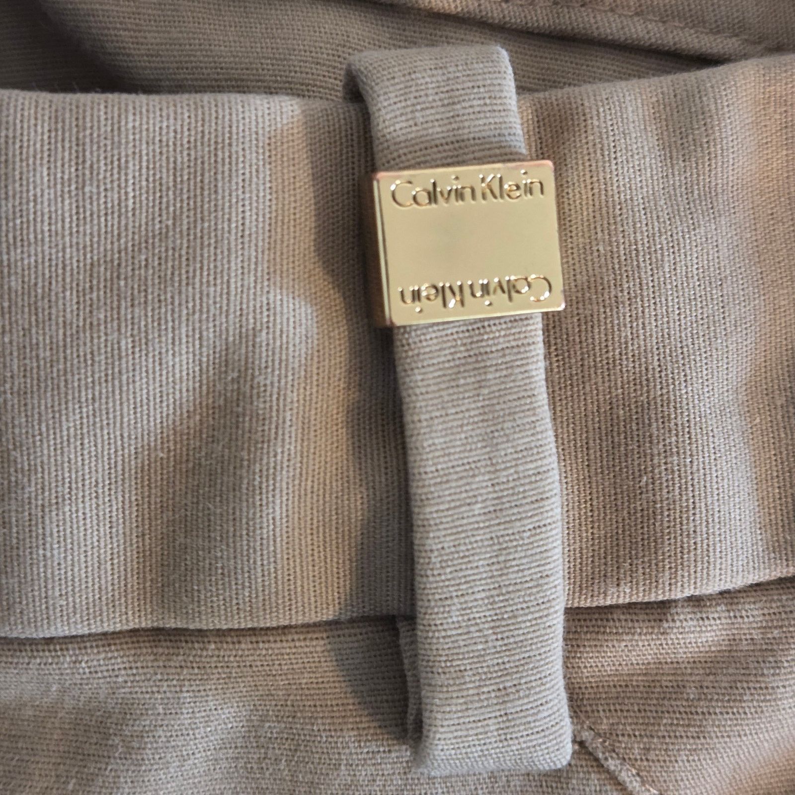Calvin Klein Chic Calvin Klein Petites Cream Pants - Size 6P Size 28" / US 6 / IT 42 - 5 Thumbnail