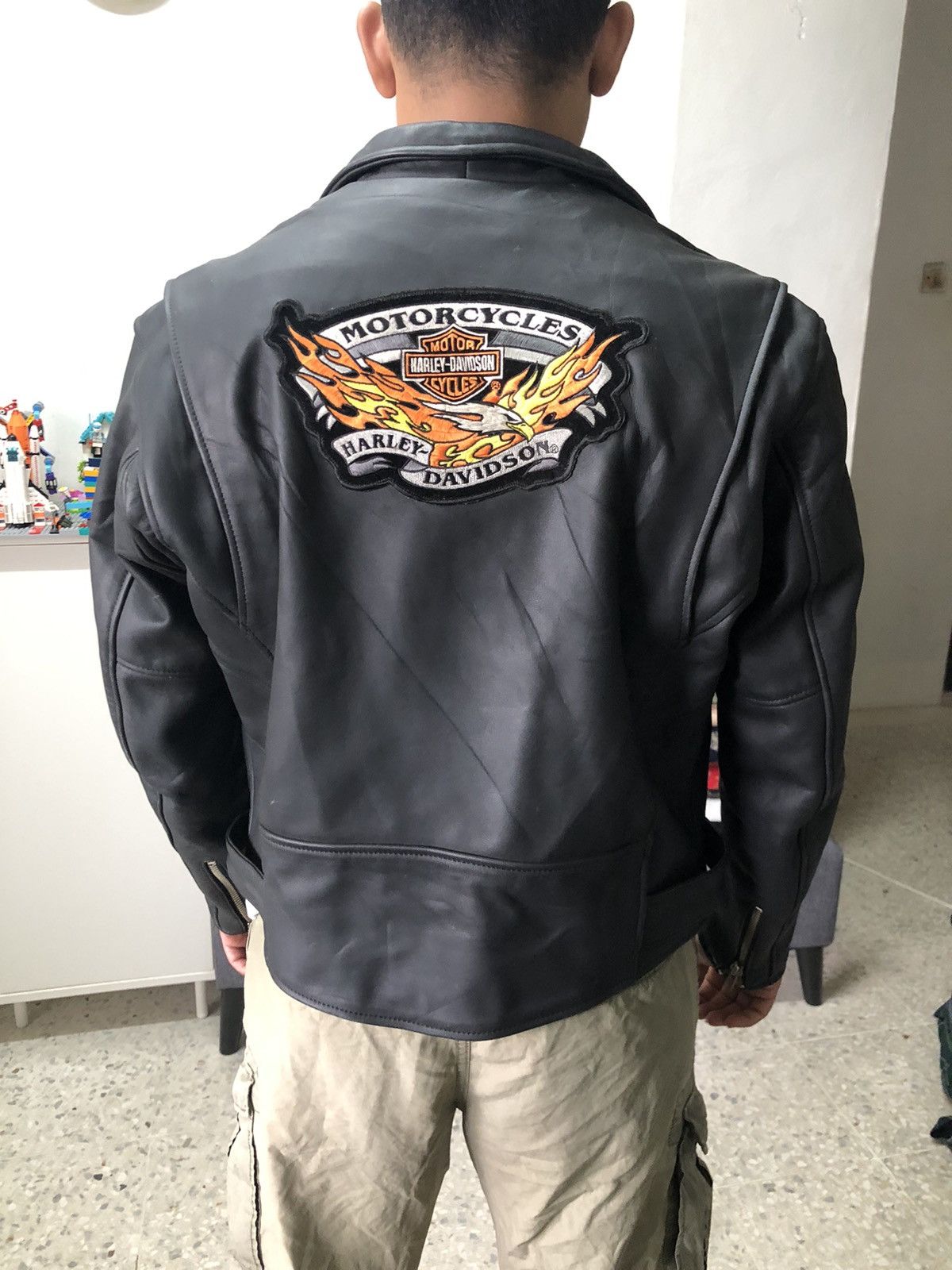 Harley Davidson Vintage Nankai x Harley Davidson Perfecto Leather Jacket Size US XL / EU 56 / 4 - 5 Thumbnail