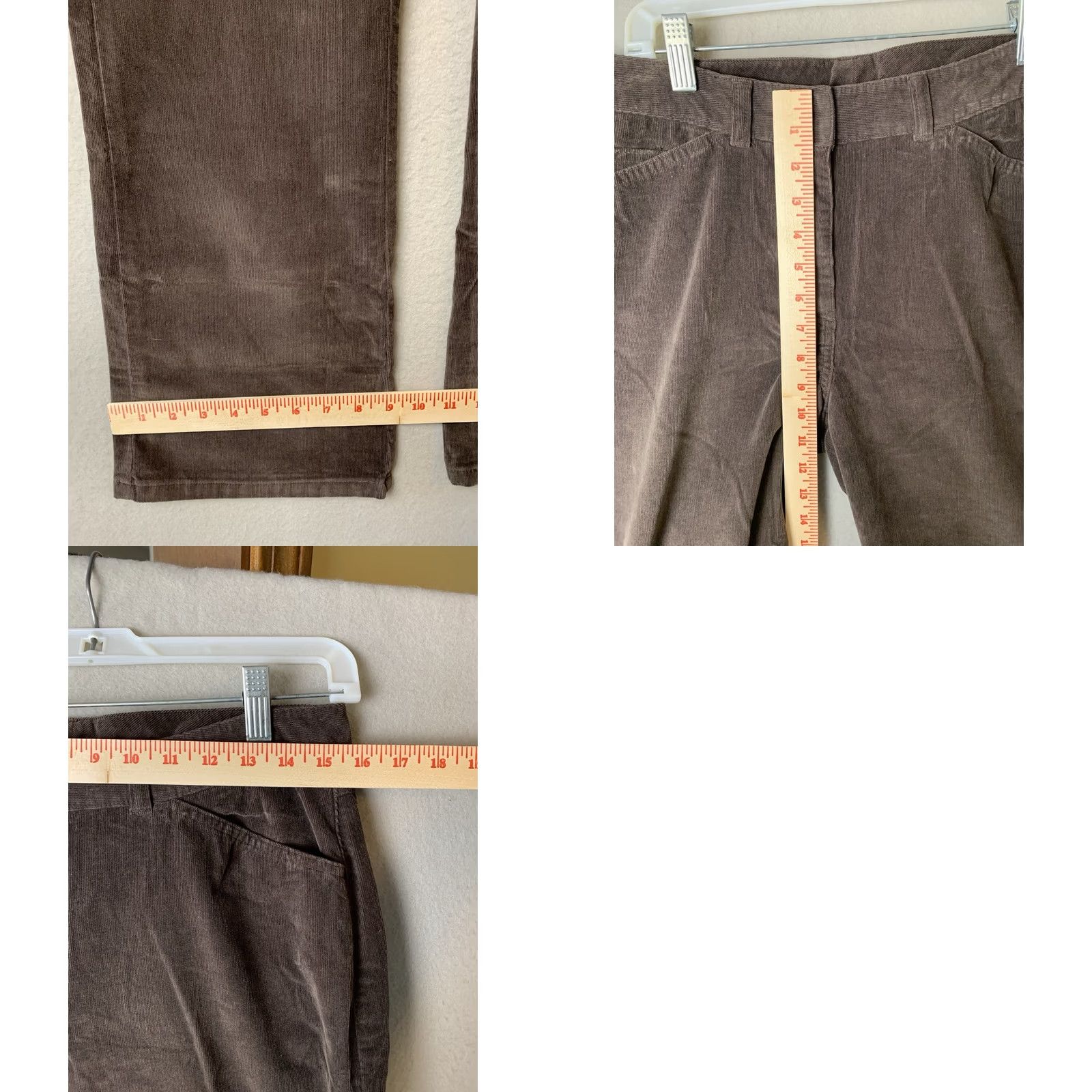 Vintage VINTAGE LL Bean Pants Women 10 Regular Brown Featherweight Corduroy Wide-Leg NWT Size 32" / US 10 / IT 46 - 8 Thumbnail